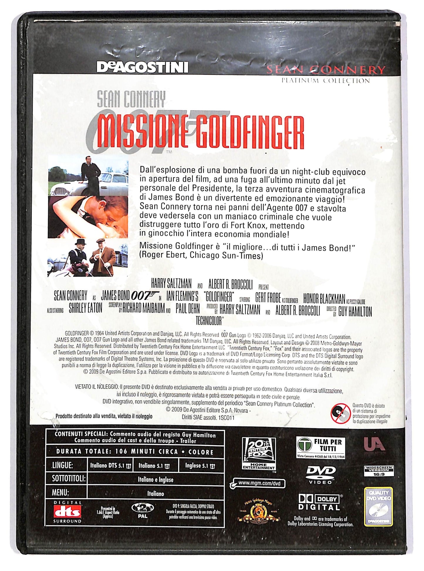EBOND Missione Goldfinger EDITORIALE DVD D636760