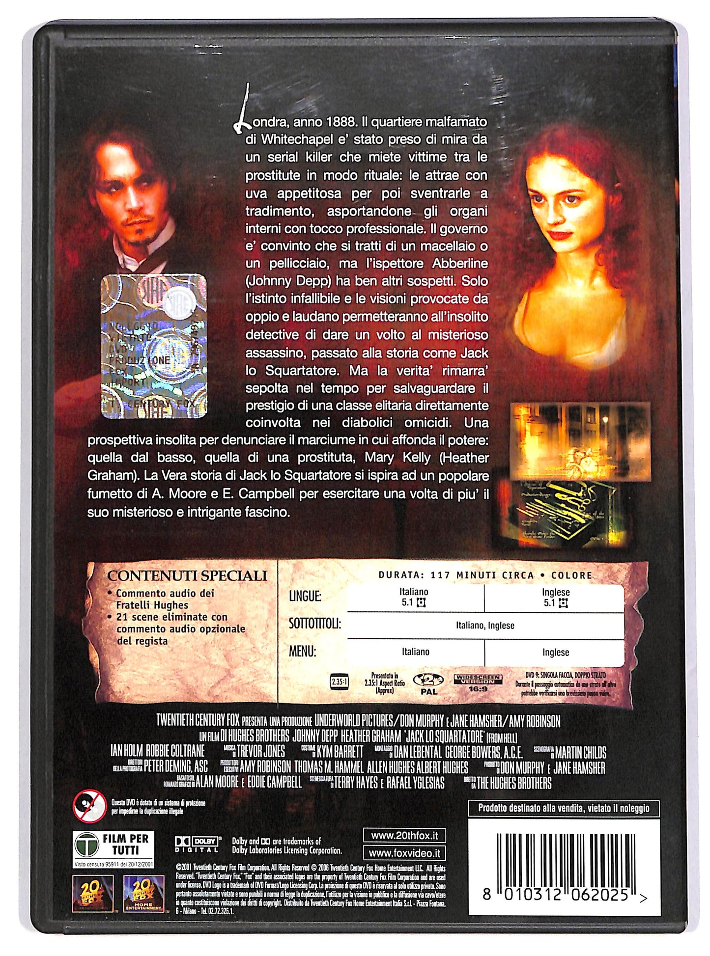 EBOND La vera storia di Jack lo squartatore DVD D636903