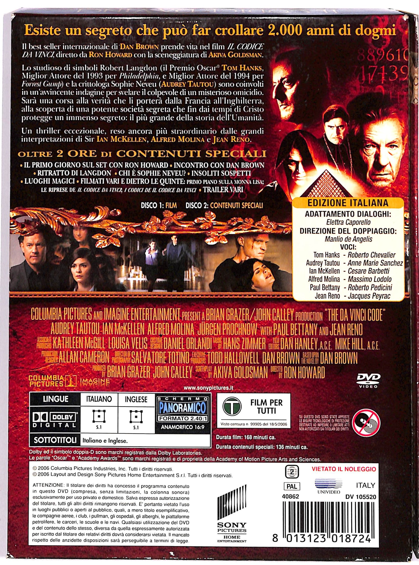 EBOND Il codice Da Vinci DIGIPACK DVD D636932