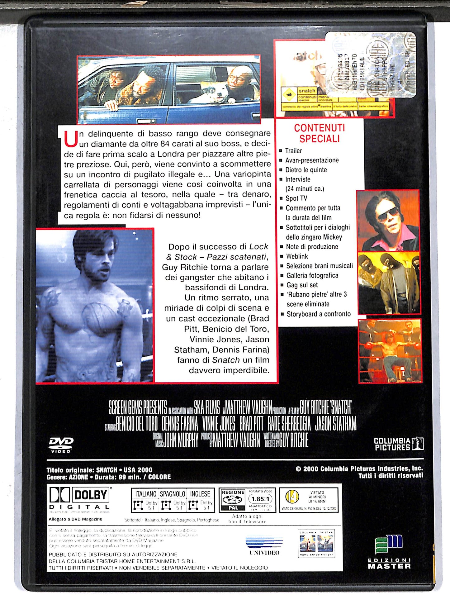 EBOND Snatch - Lo strappo EDITORIALE DVD D637147