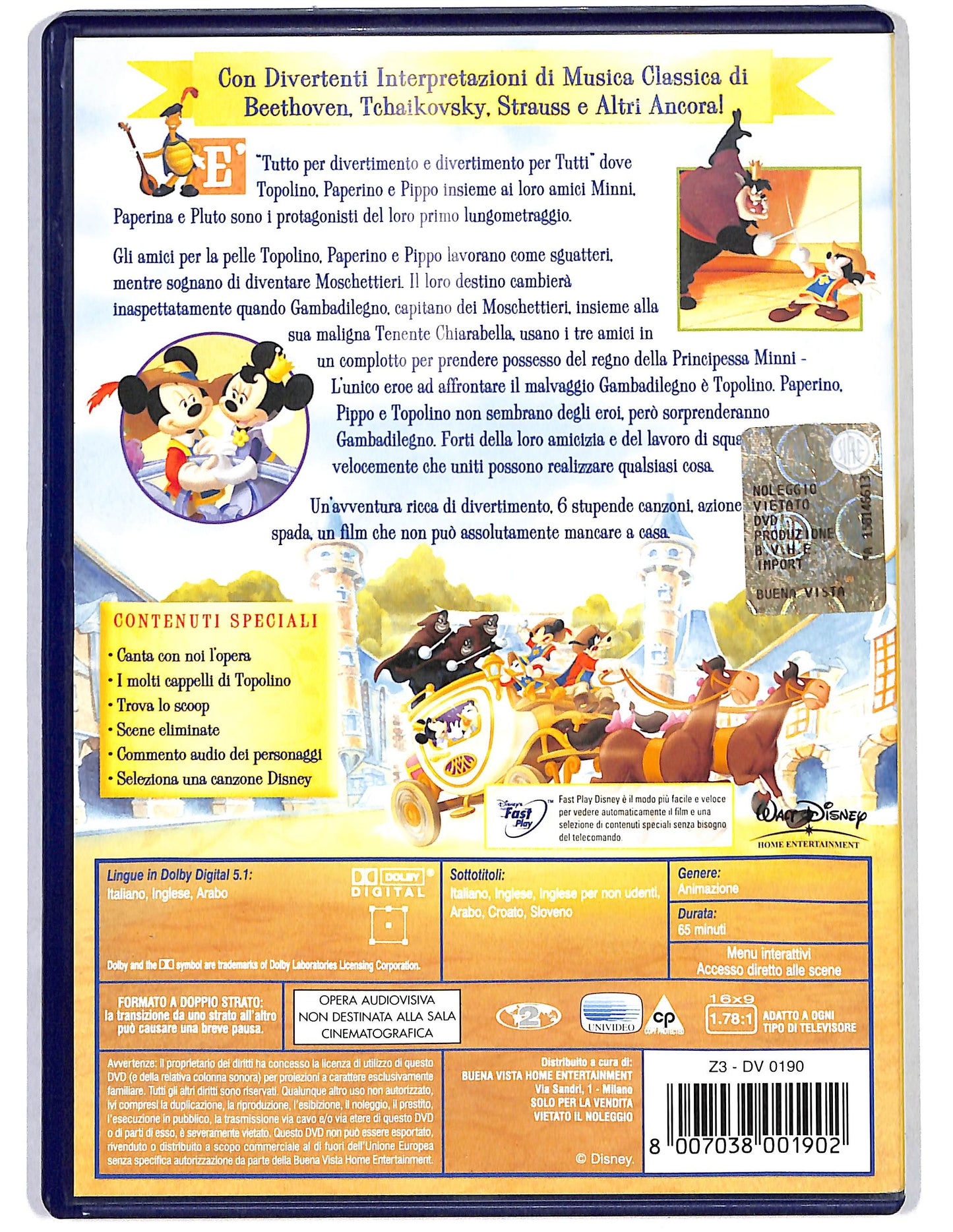 EBOND I tre Moschettieri DVD D637215