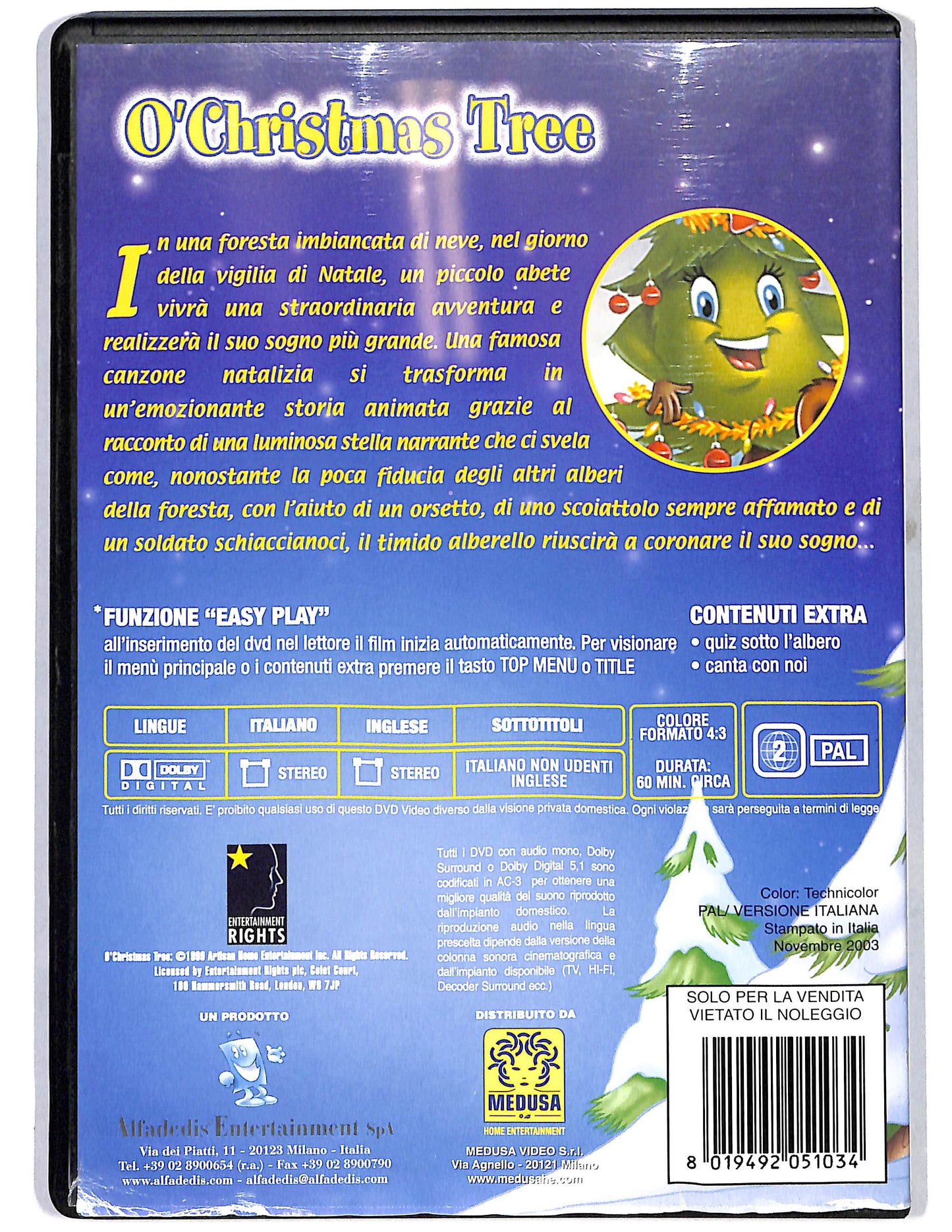 EBOND O'Christmas Tree il sogno di un piccolo abete DVD D637229