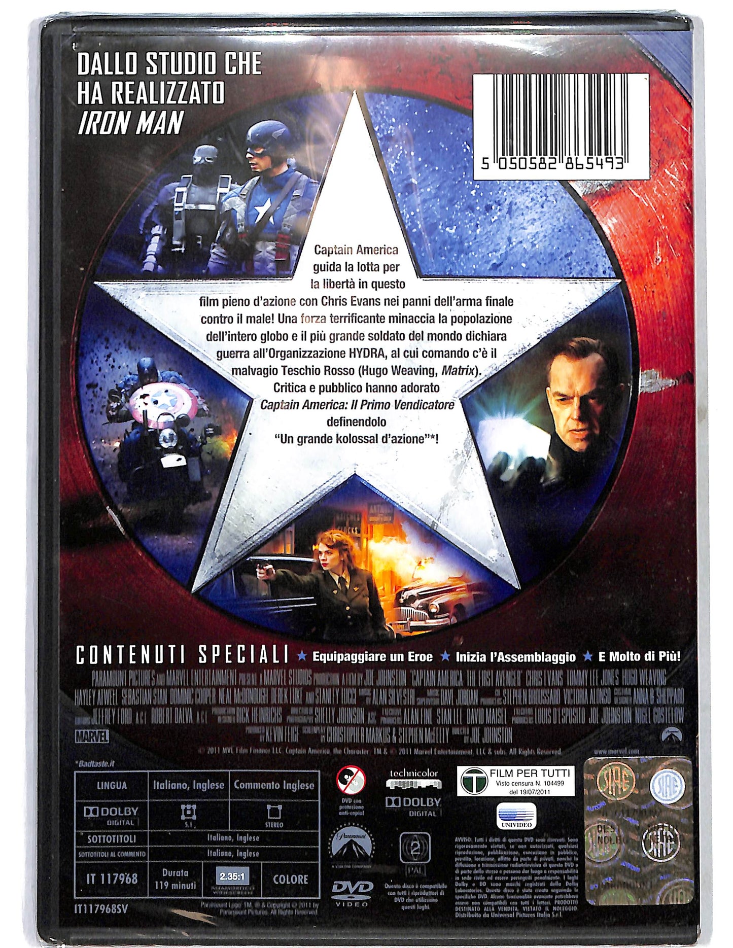 EBOND Capitan America Il primo vendicatore DVD D637416