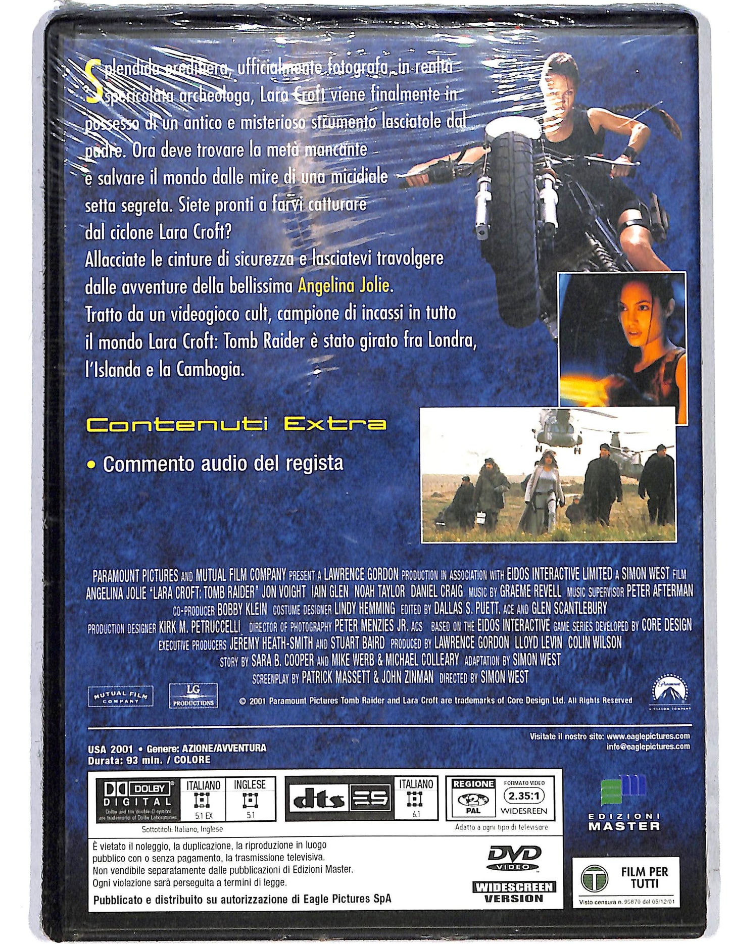 EBOND Lara Croft Tomb Raider EDITORIALE DVD D637548