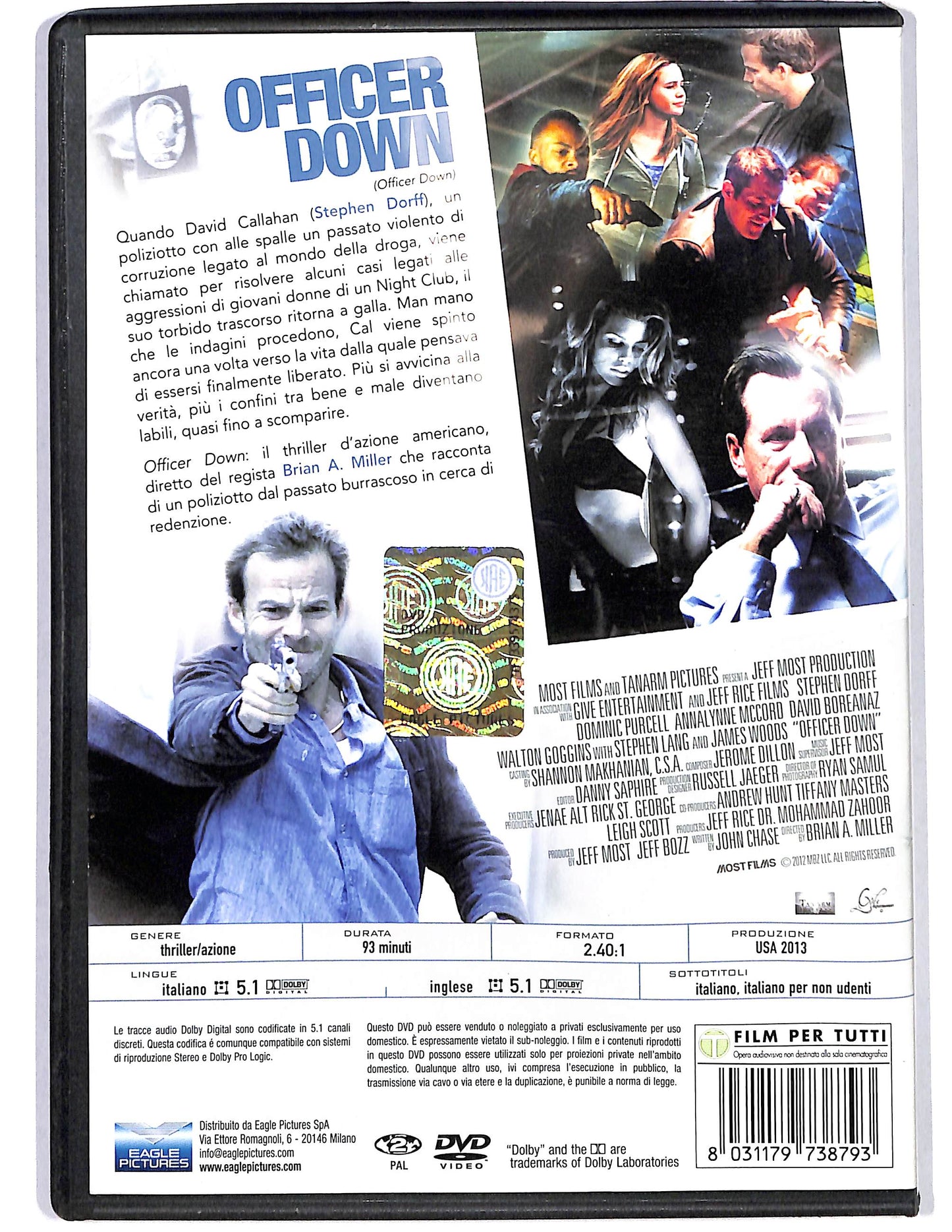 EBOND Officer Down DVD D637647