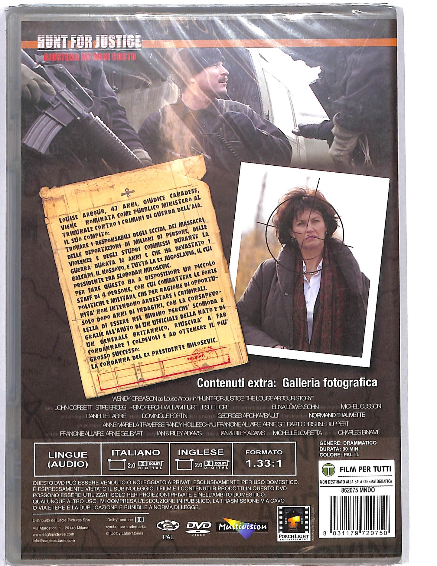 EBOND Hunt for Justice Giustizia ad ogni costo NOLEGGIO DVD D637745
