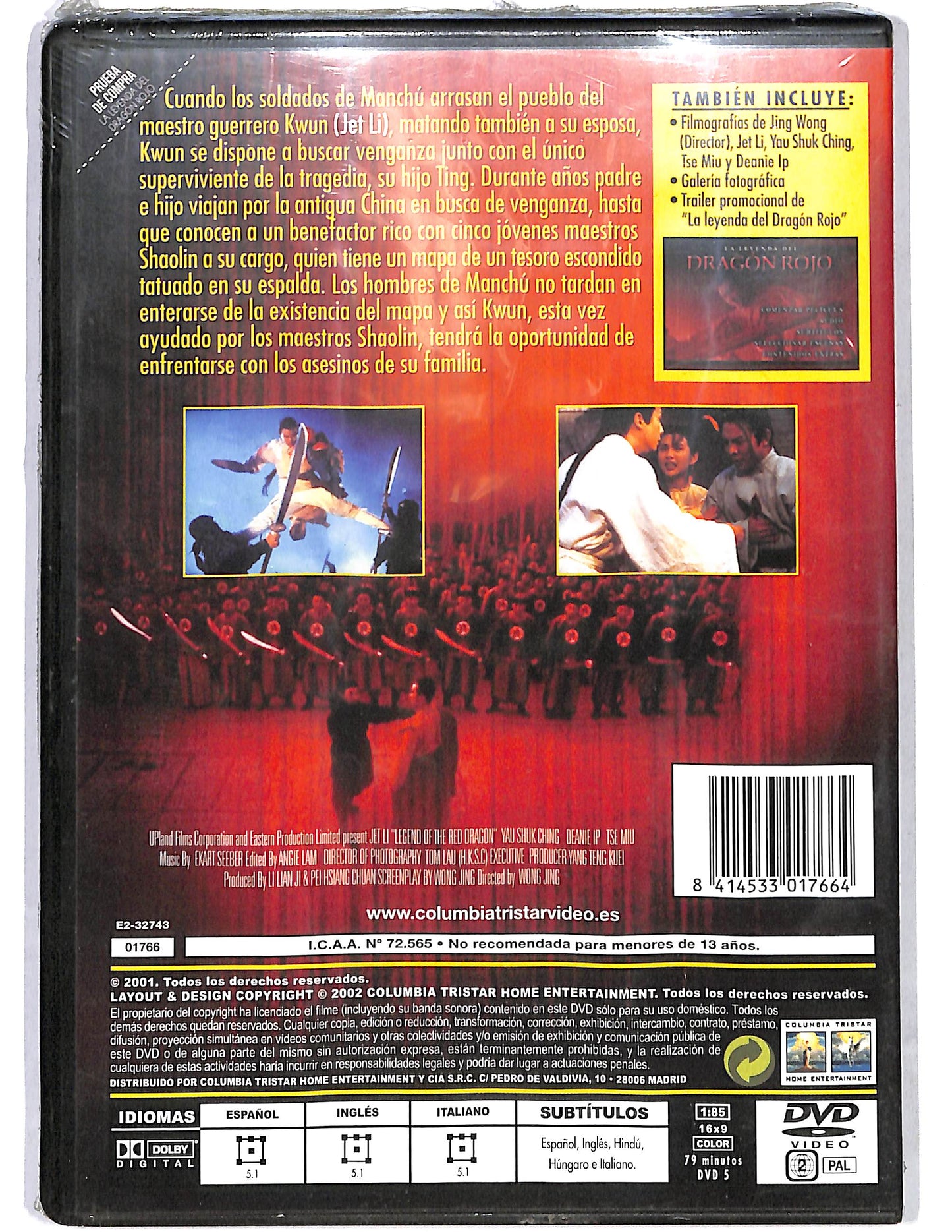 EBOND La leyenda del Dragon Rojo DVD D637763