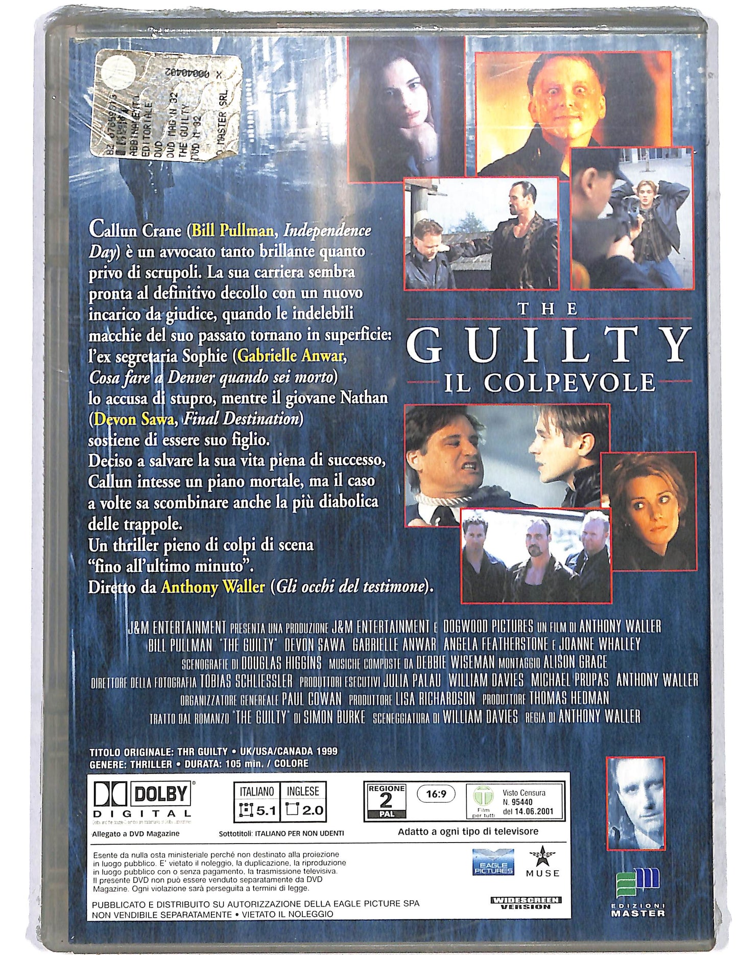 EBOND The Guilty Il colpevole EDITORIALE DVD D637767