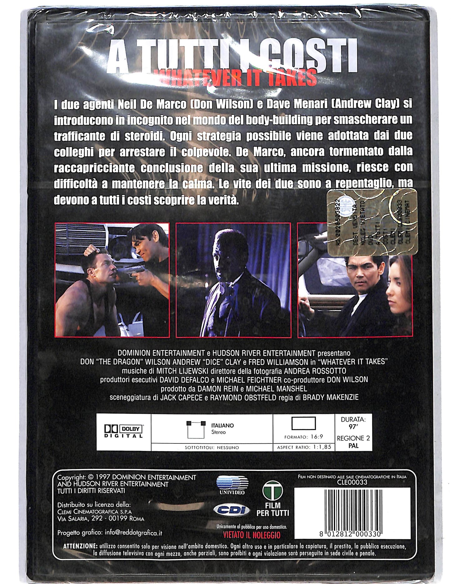 EBOND A tutti i costi Whatever it takes DVD D637801