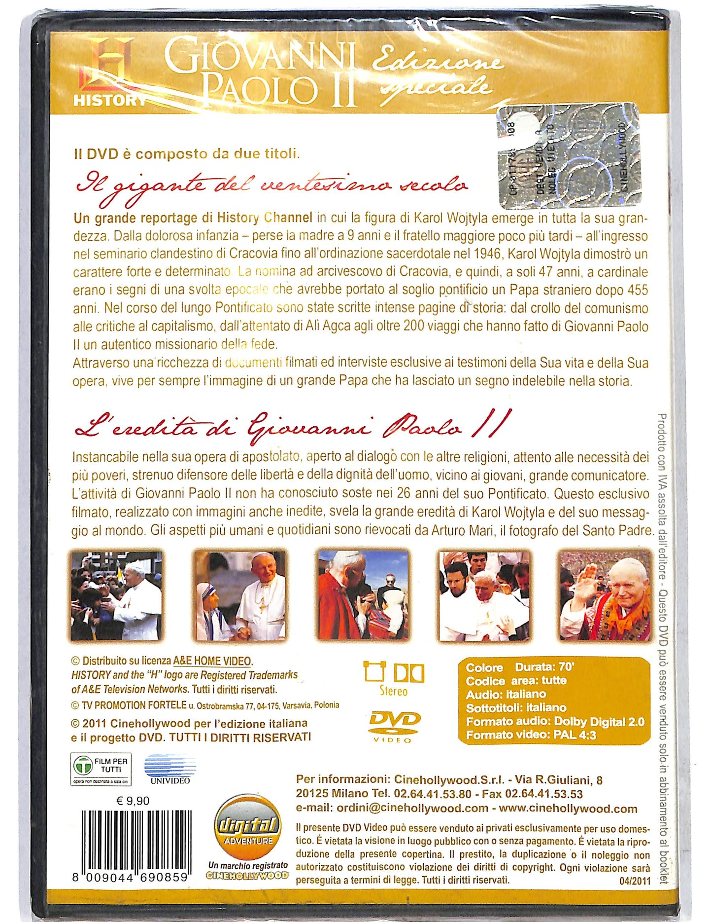 EBOND Giovanni Paolo II EDITORIALE DVD D637815