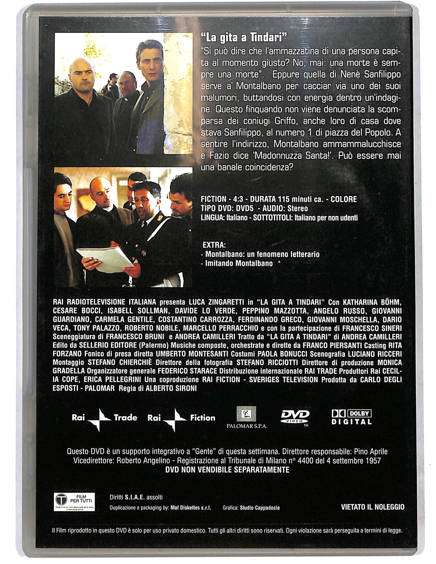 EBOND Il commissario Montalbano La gita a Tindari vol.9 EDITORIALE DVD D638019