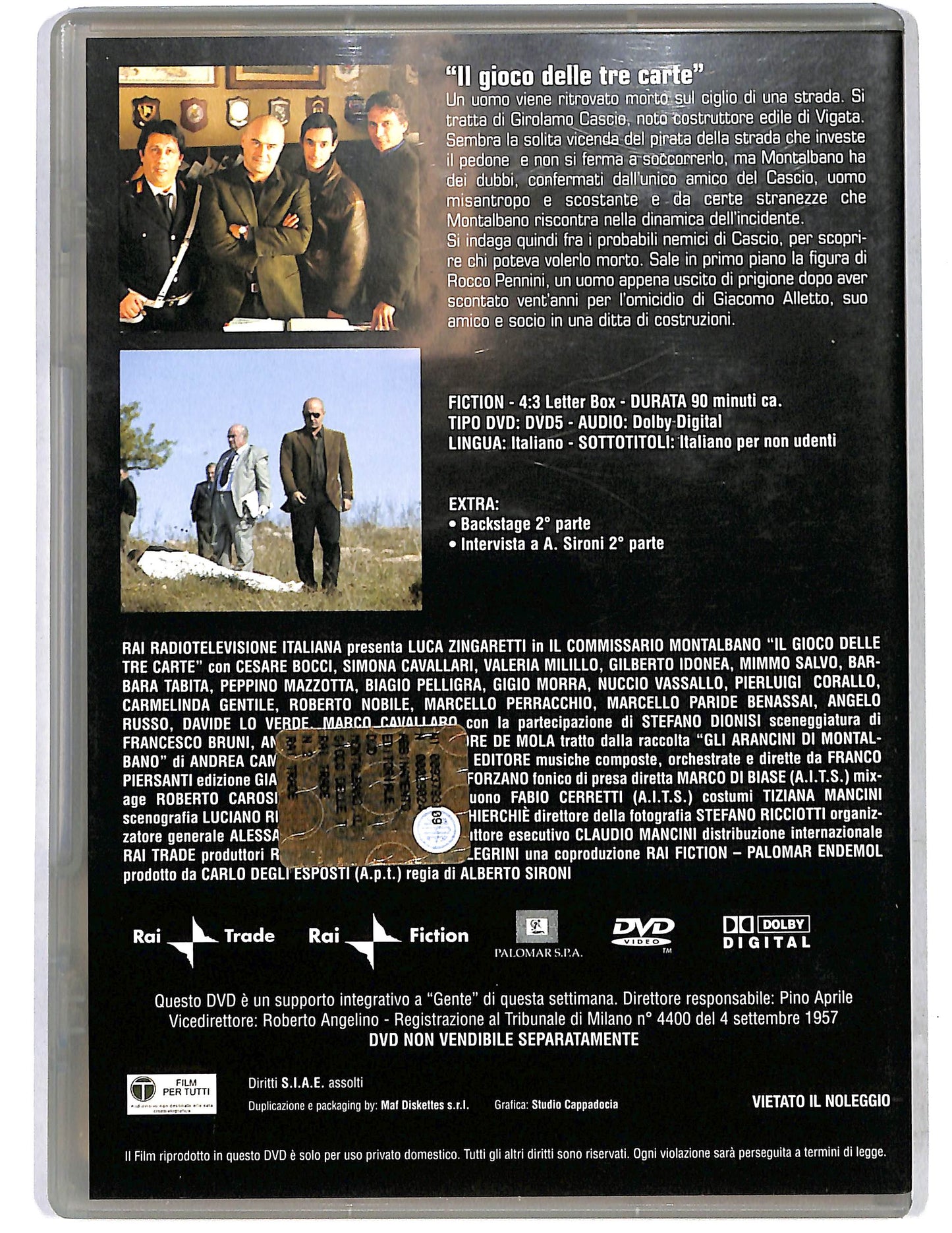 EBOND Il commissario Montalbano Il gioco delle carte vol.2 EDITORIALE DVD D638028
