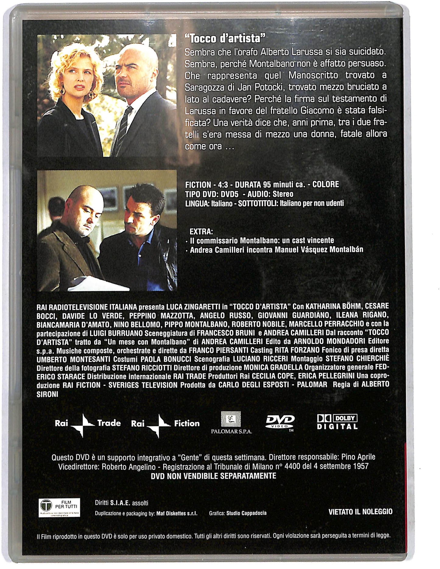 EBOND Il commissario Montalbano Tocco d'artista vol 10 EDITORIALE DVD D638043