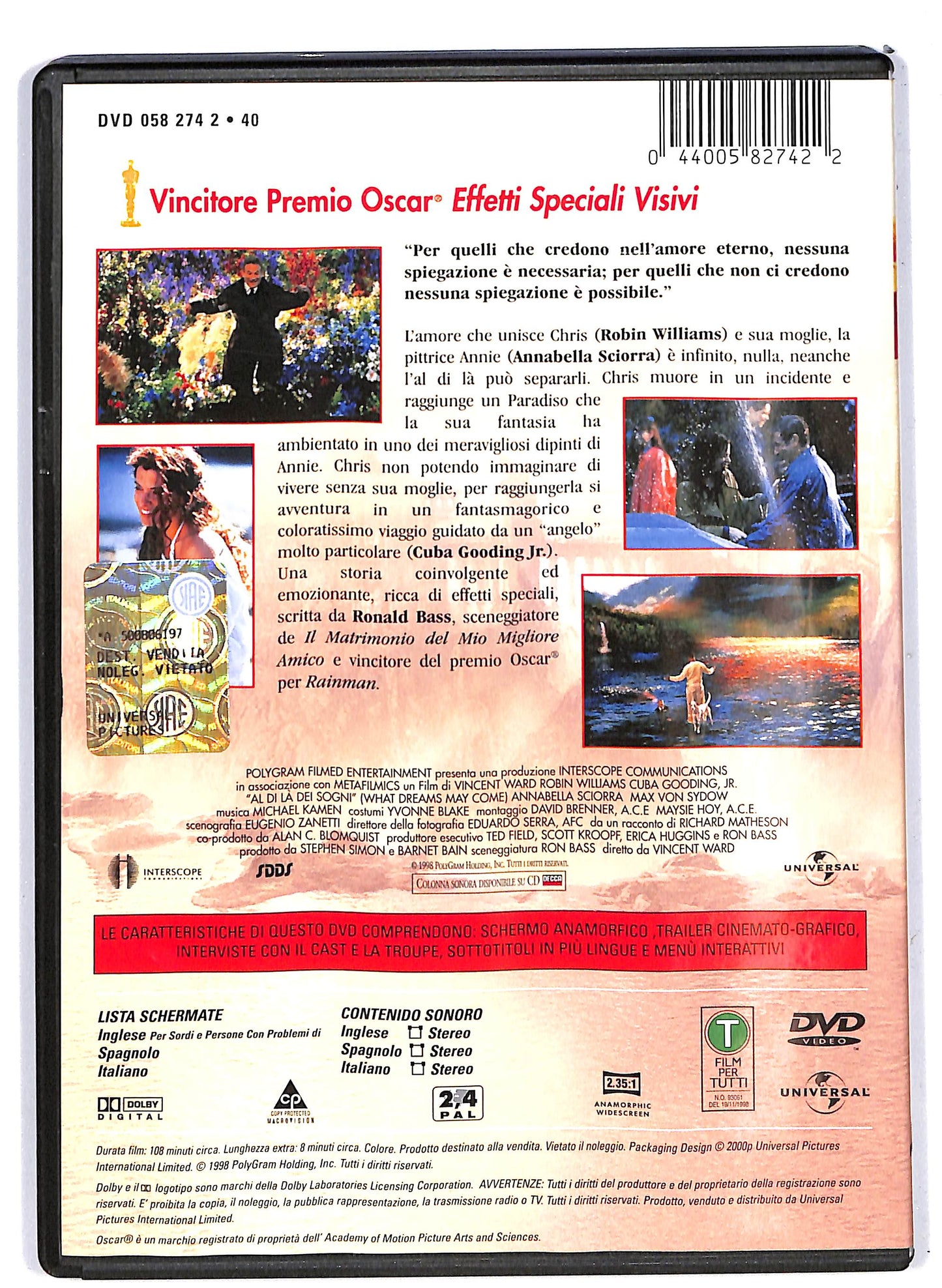 EBOND Al di la dei sogni DVD D638104