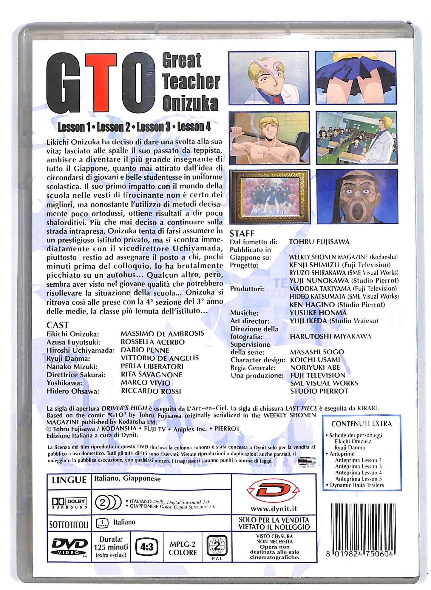 EBOND GTO Great Teacher Onizuka vol 1 EDITORIALE DVD D638150