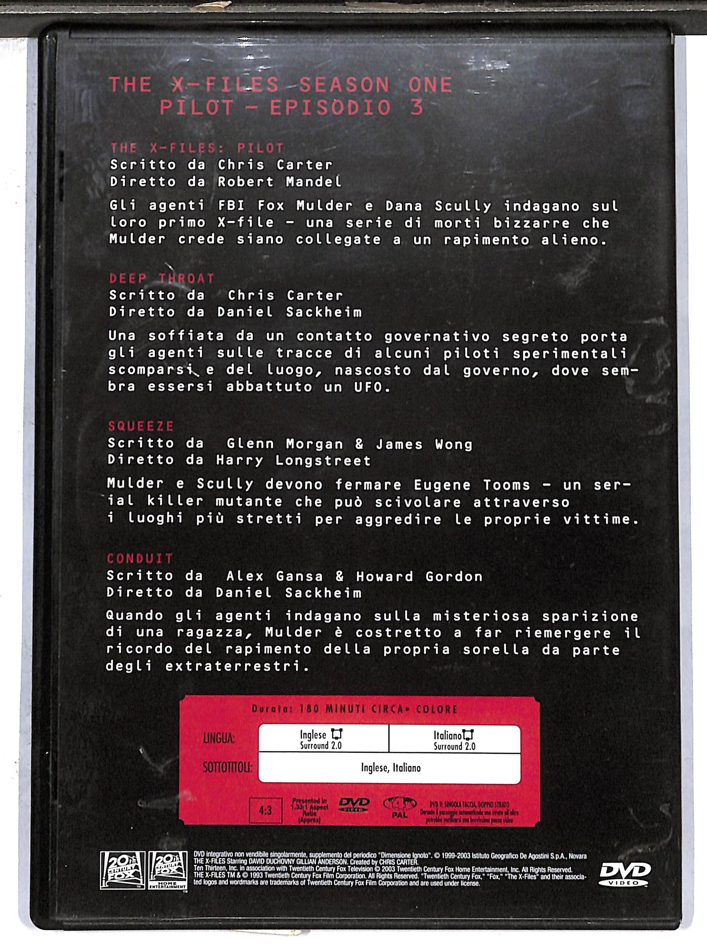 EBOND the x - files stagione 1 volume 1 EDITORIALE DVD D638205