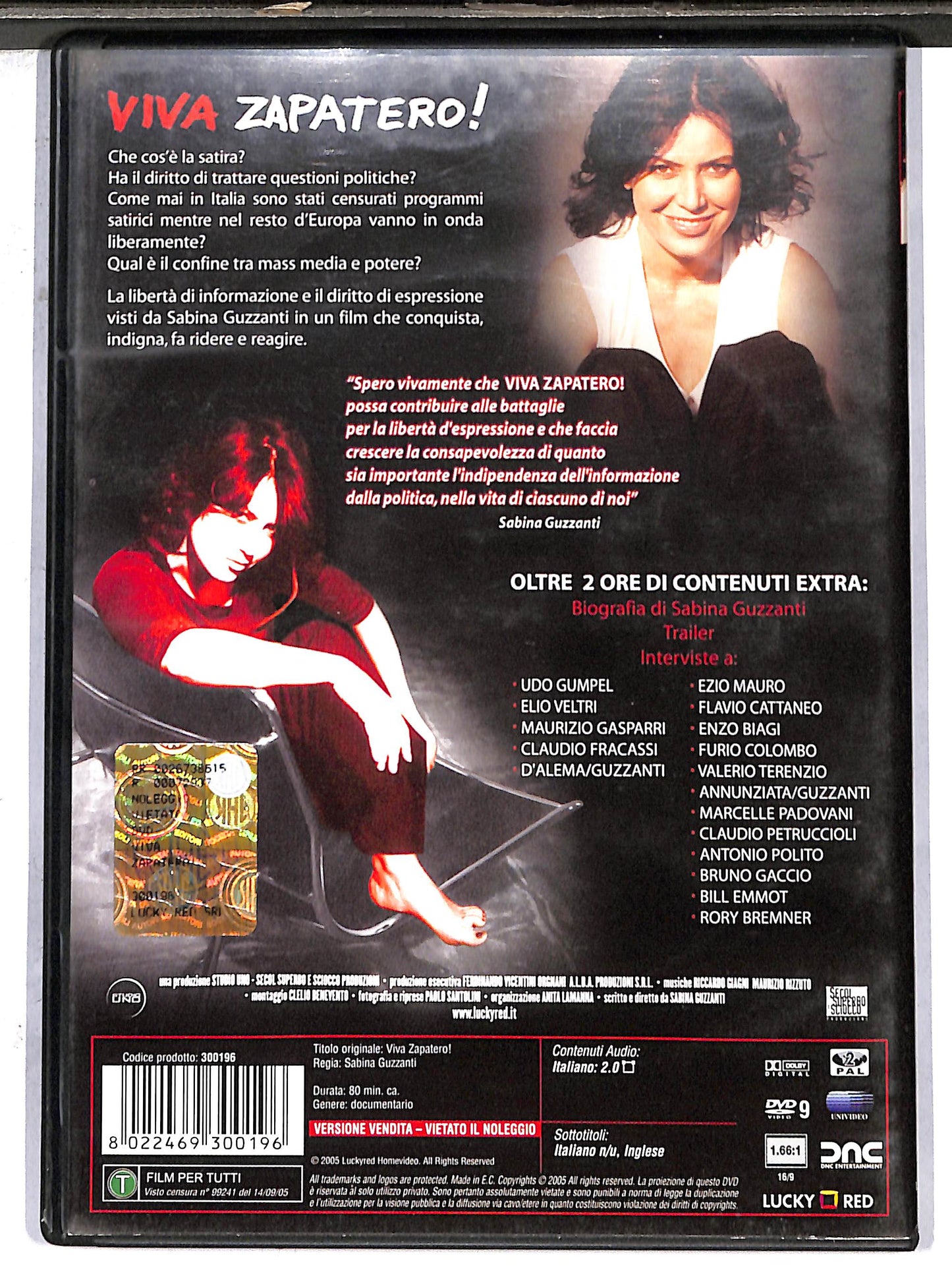 EBOND viva zapatero! DVD D638425