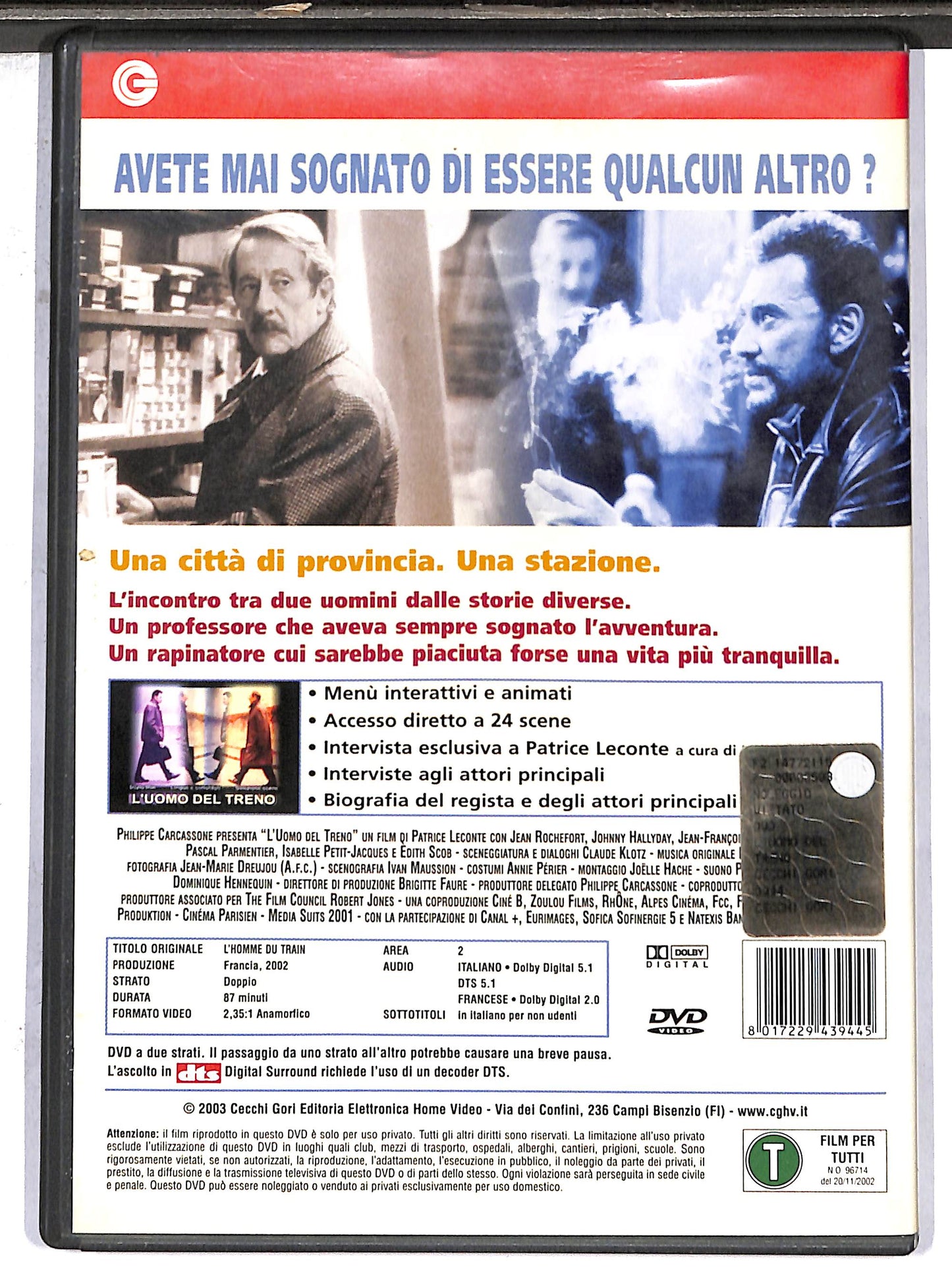 EBOND L'uomo del treno DVD D638431