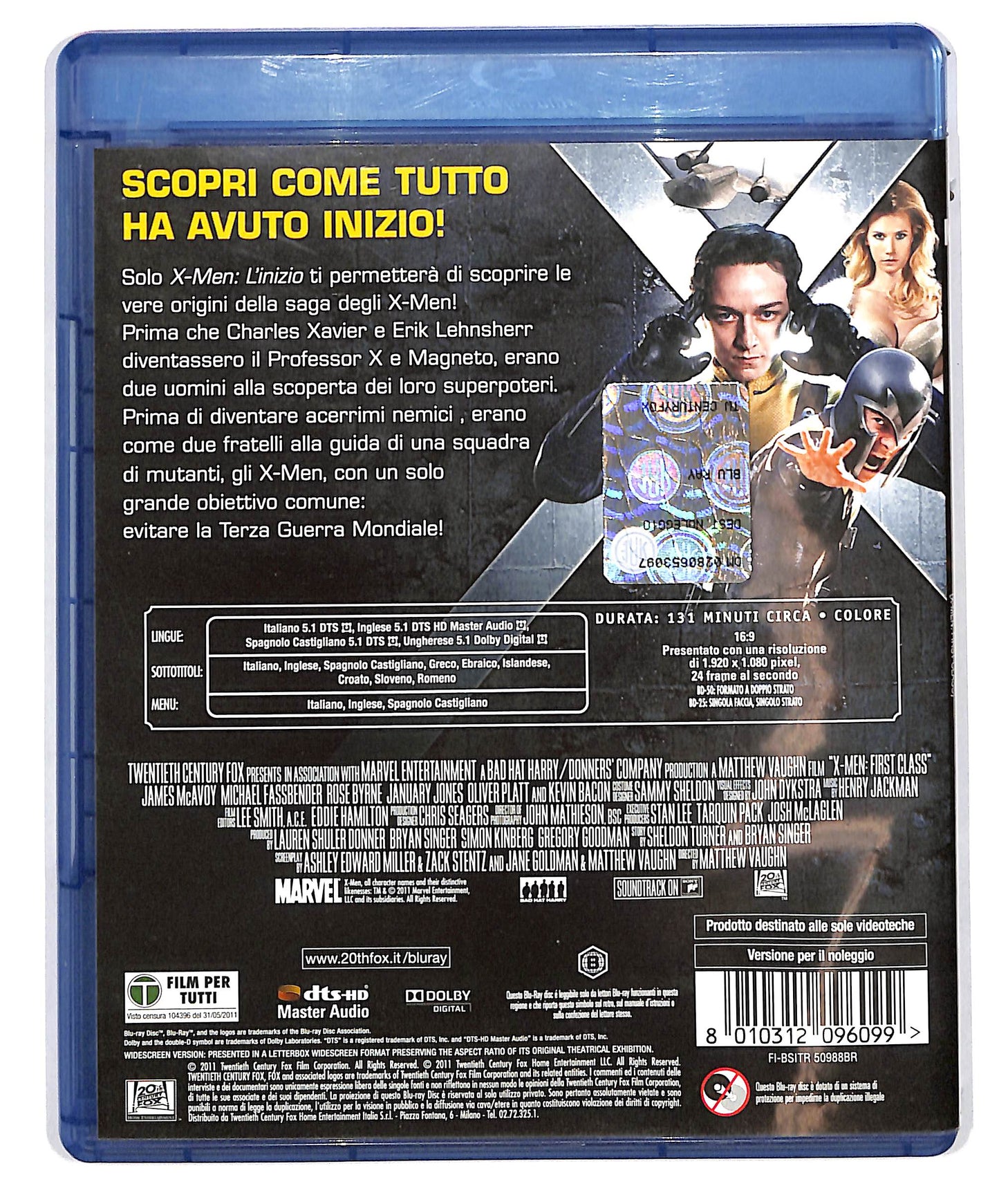 EBOND X-Men - L'inizio Noleggio BLURAY D638526