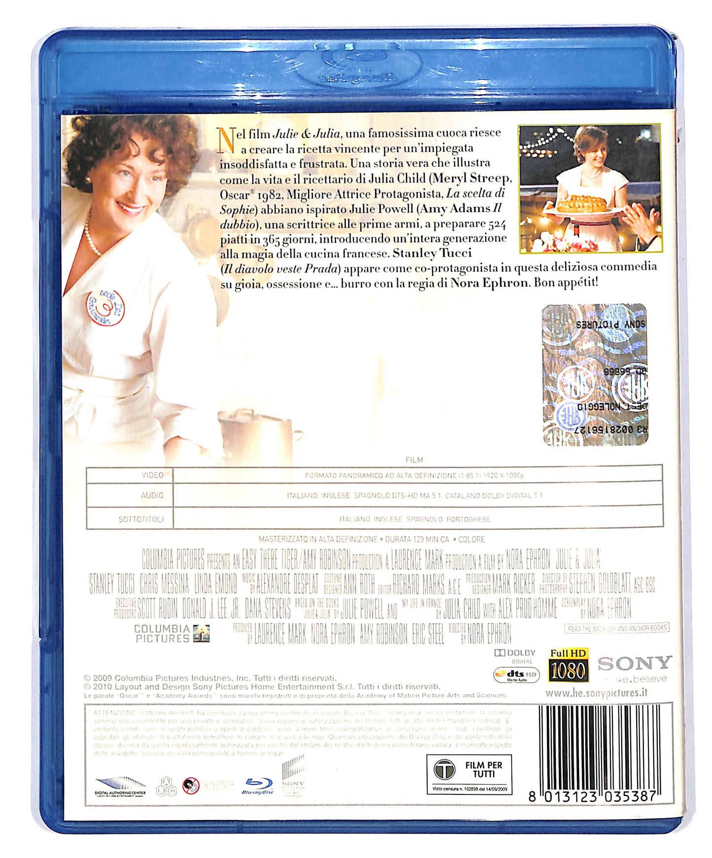 EBOND Julie e Julia Noleggio BLURAY D638559