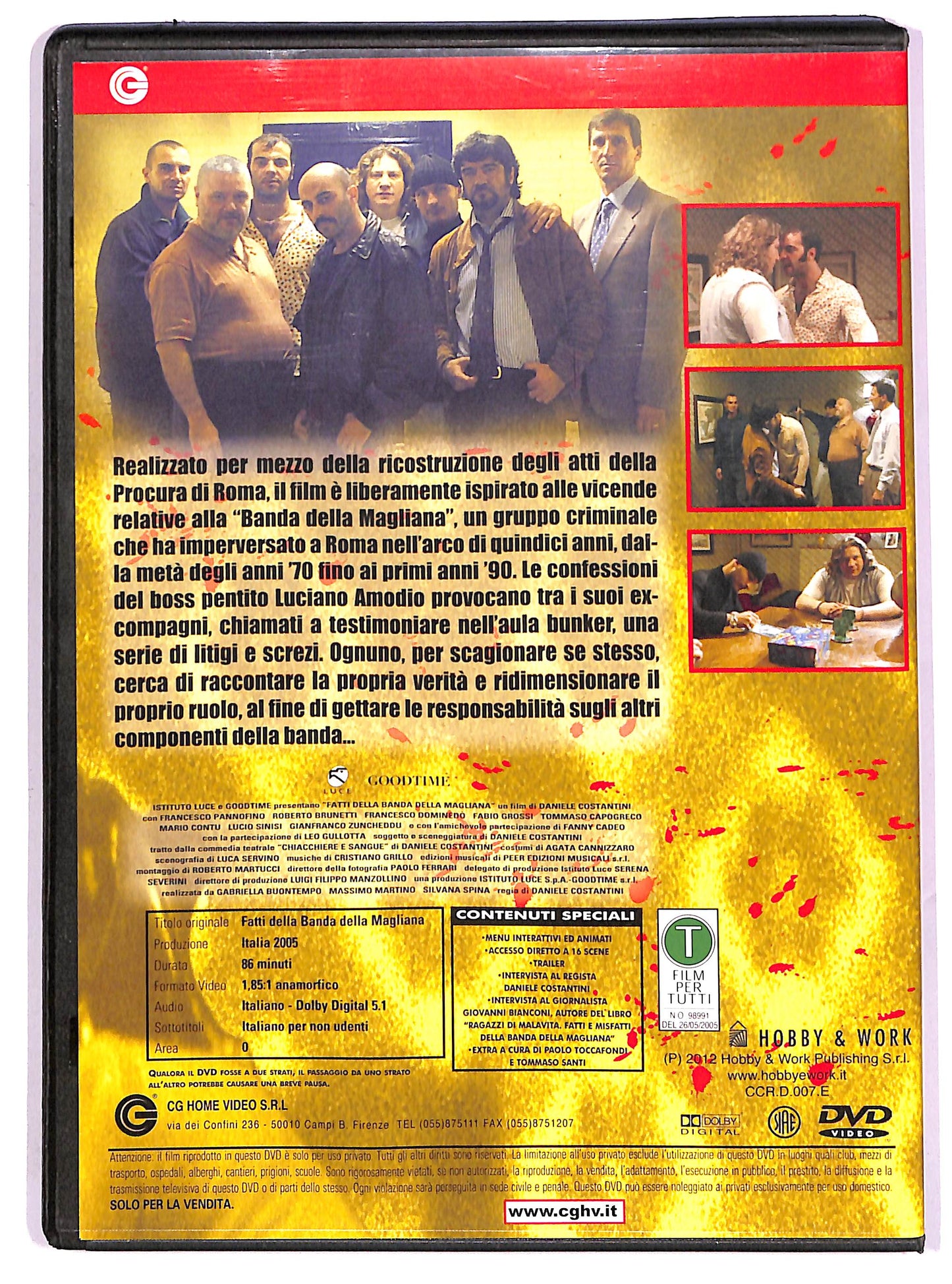 EBOND Fatti della banda della Magliana EDITORIALE DVD D638834