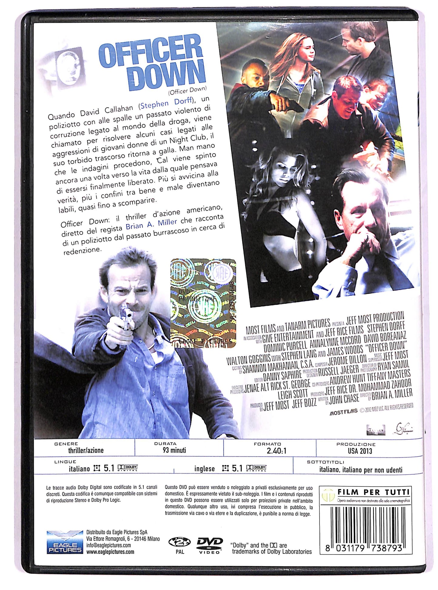 EBOND Officer Down DVD D638850