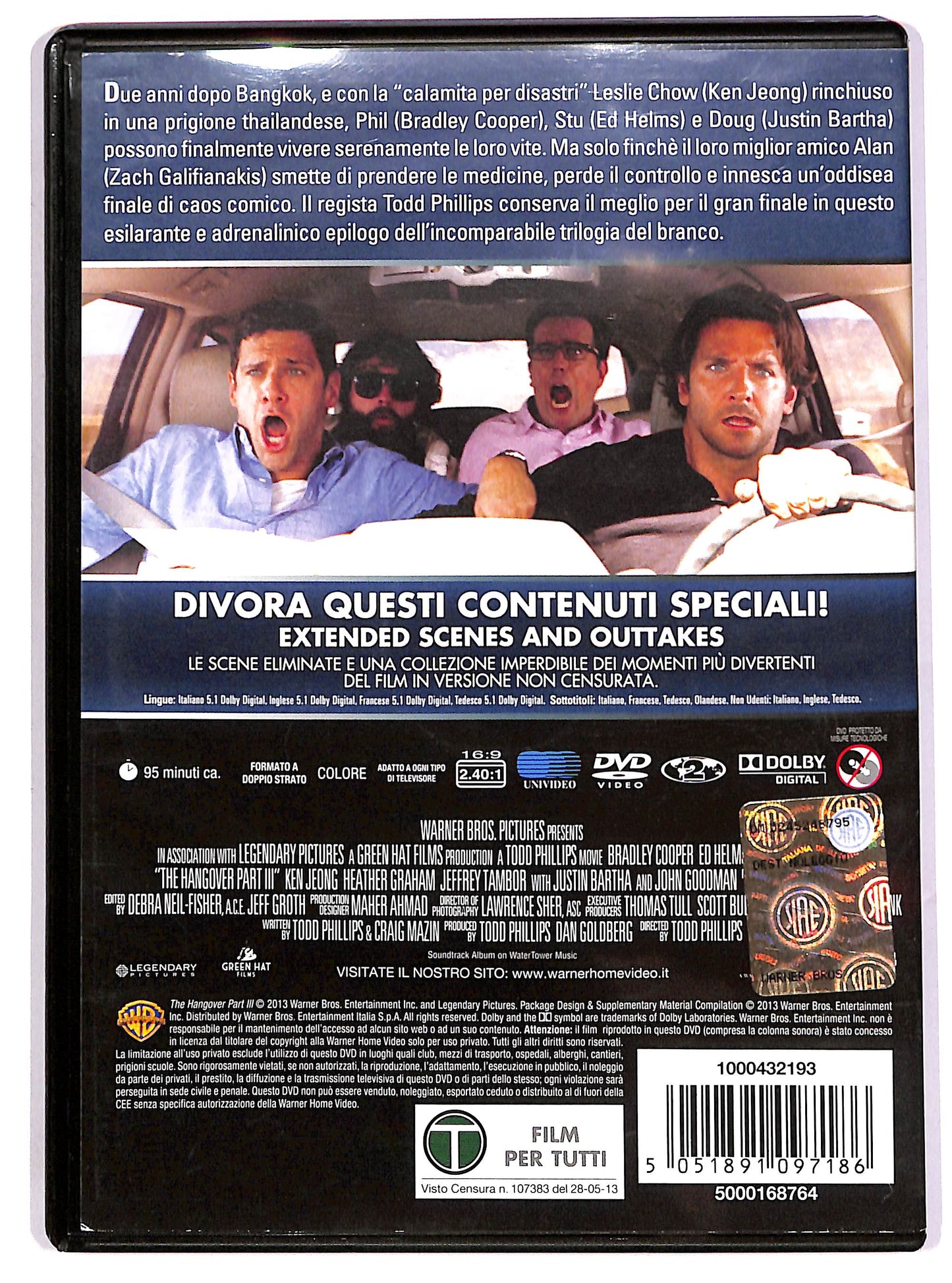 EBOND Una notte da leoni 3 NOLEGGIO DVD D639138
