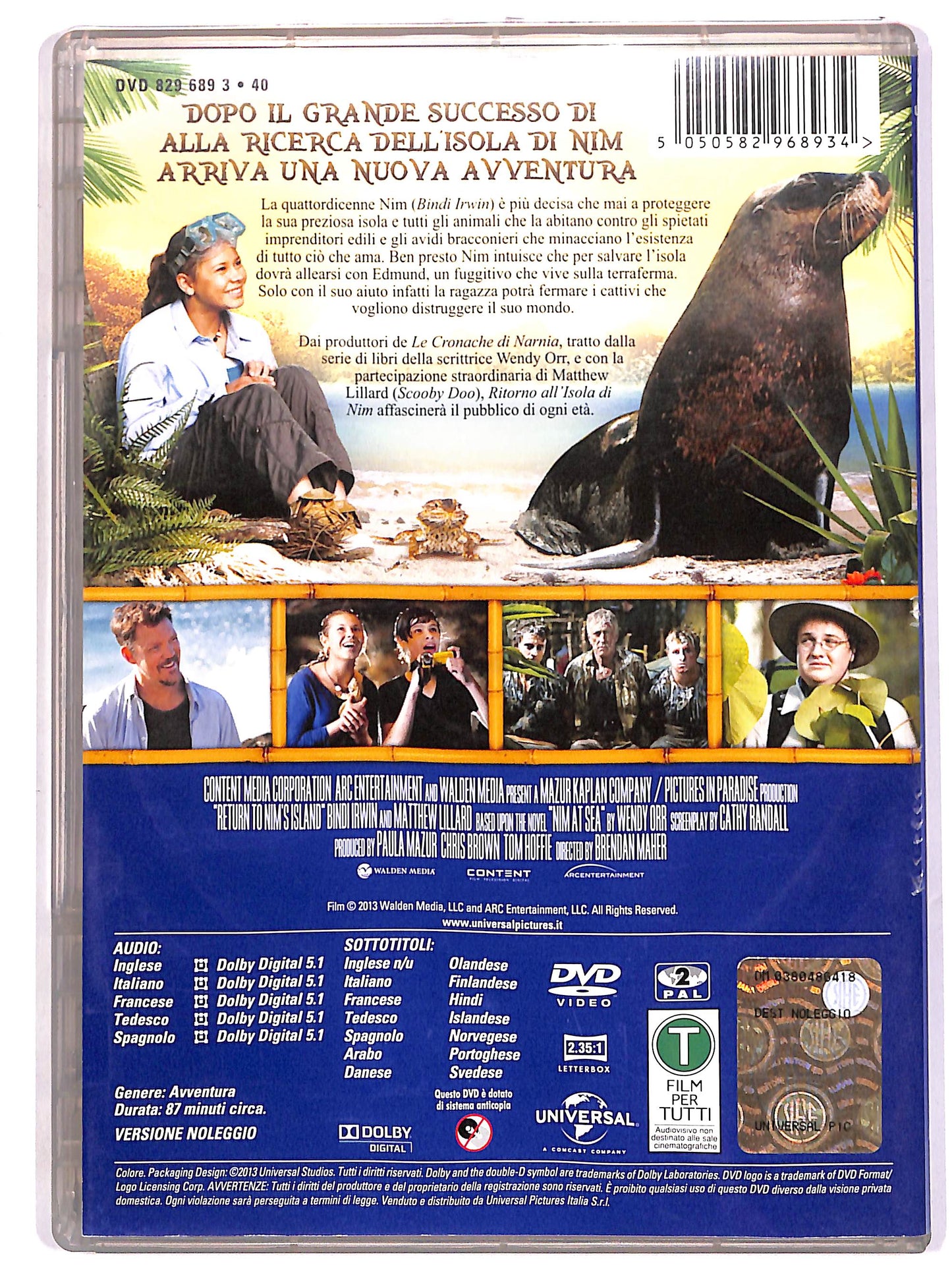 EBOND Ritorno all'isola di Nim NOLEGGIO DVD D639155