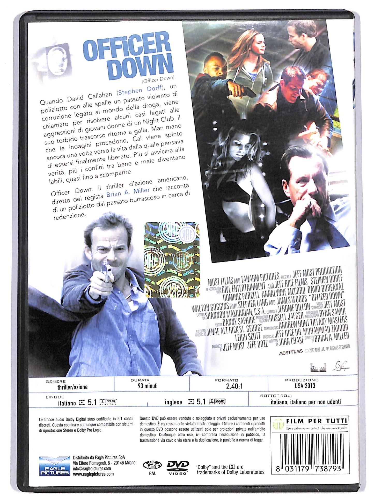 EBOND officer down DVD D639504