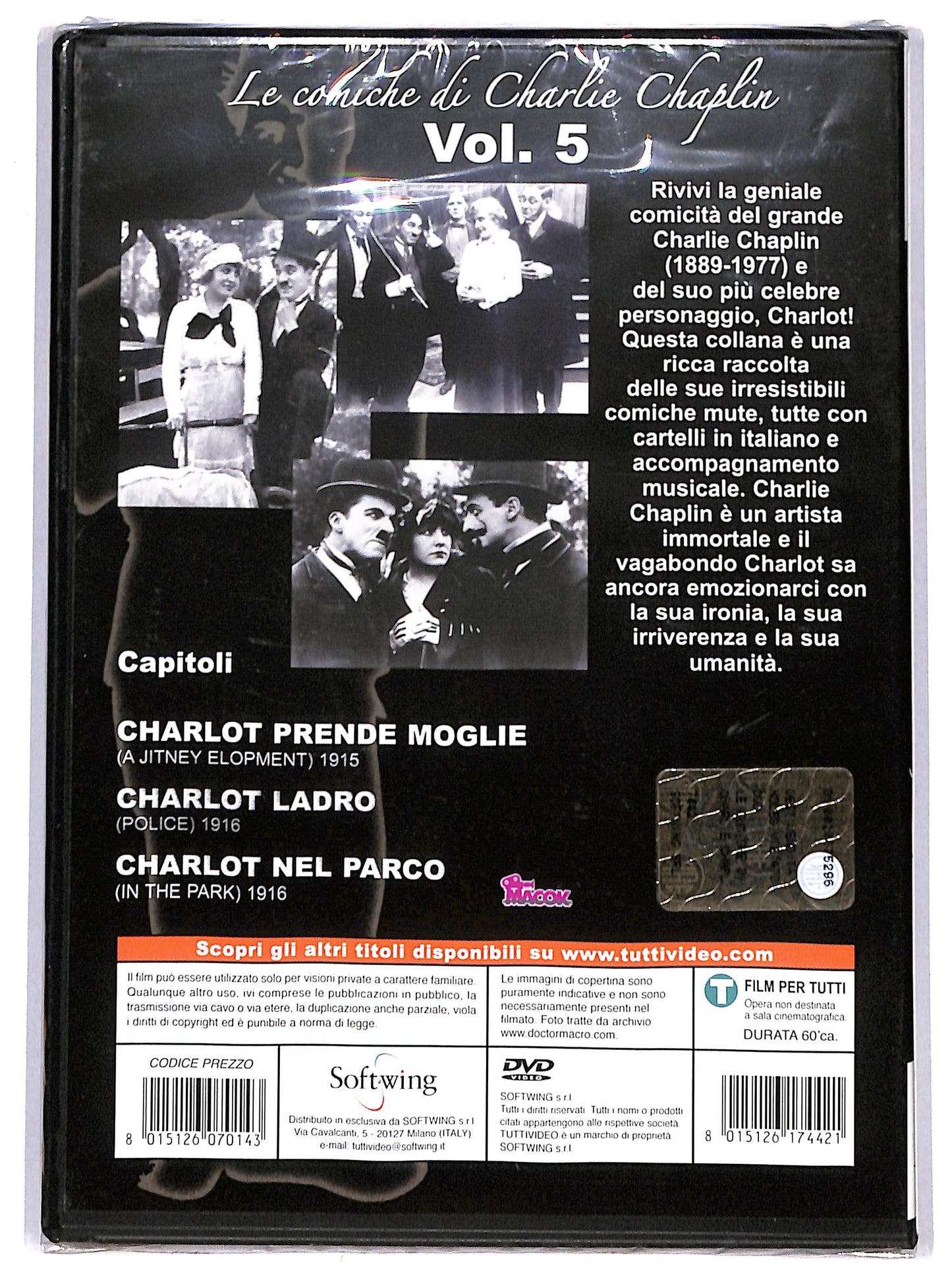 EBOND le comiche di charlie chaplin vol. 5 EDITORIALE DVD D639524