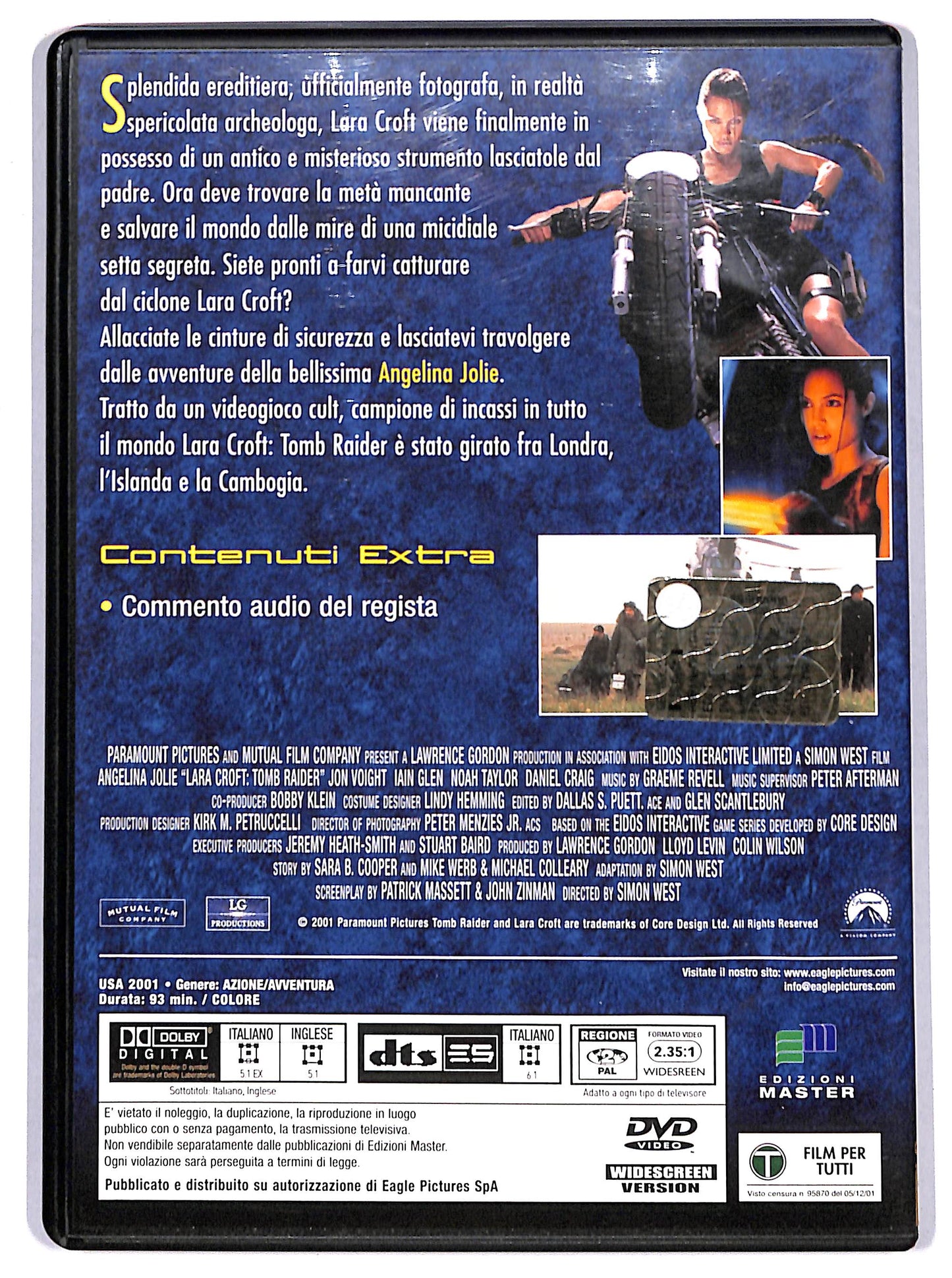 EBOND Lara Croft: Tomb Raider EDITORIALE DVD D639715