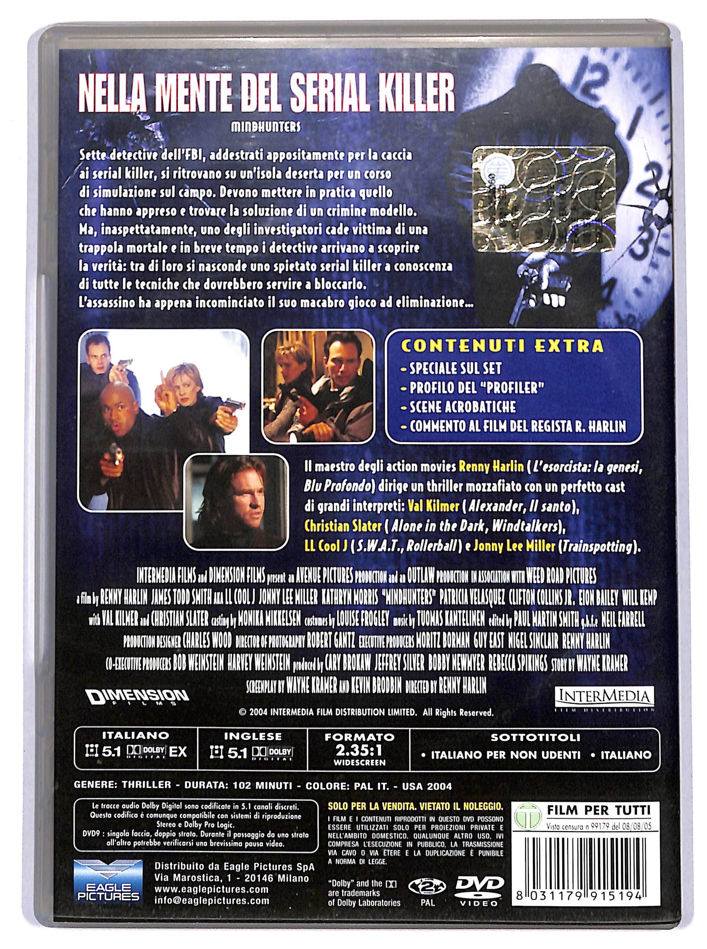 EBOND nella mente del serial killer DVD D639729