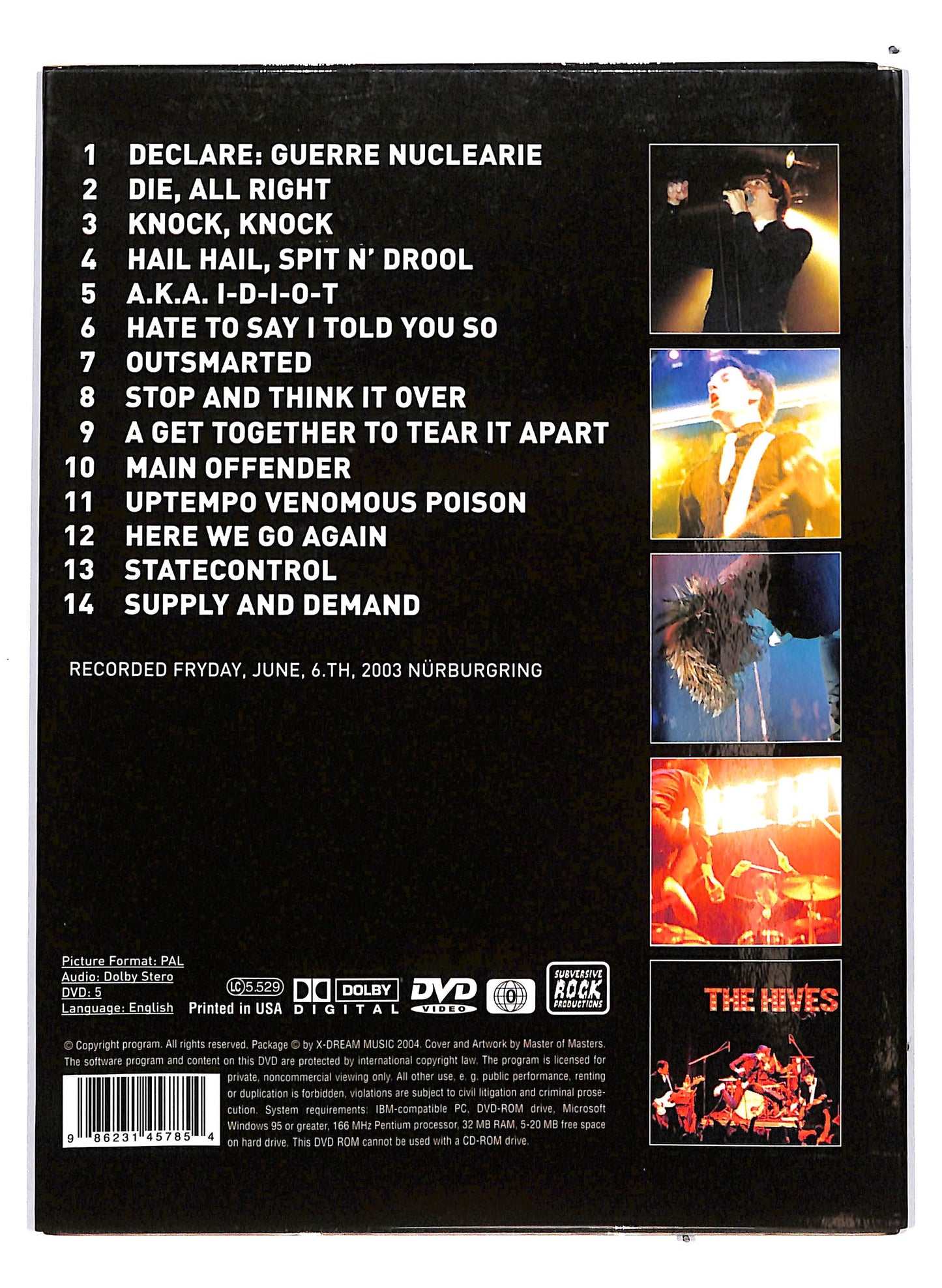 EBOND The Hives Rock am Ring DVD D639803