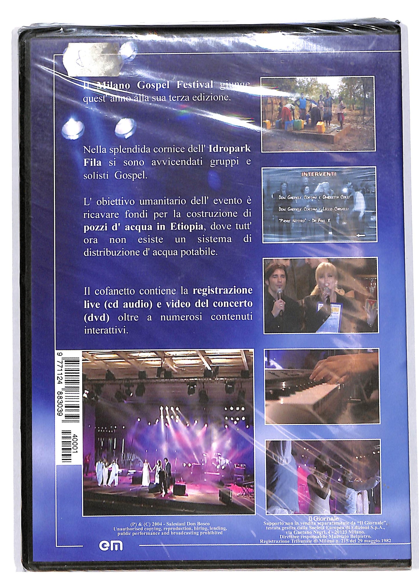 EBOND Milano Gospel Festival 3' edizione EDITORIALE DVD D639807
