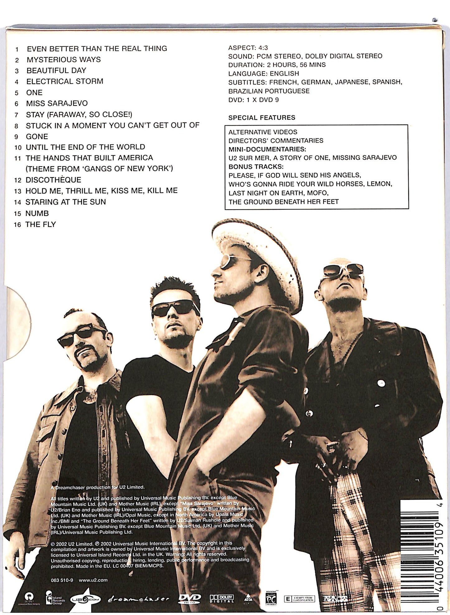 EBOND U2 The Best Of 1990-2000 DVD D639810