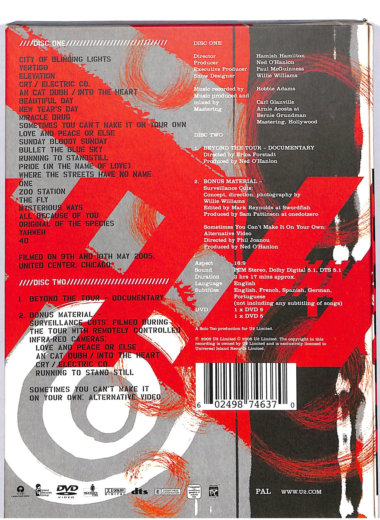 EBOND U2 - Vertigo 2005 U2 Live From Chicago DVD D639824