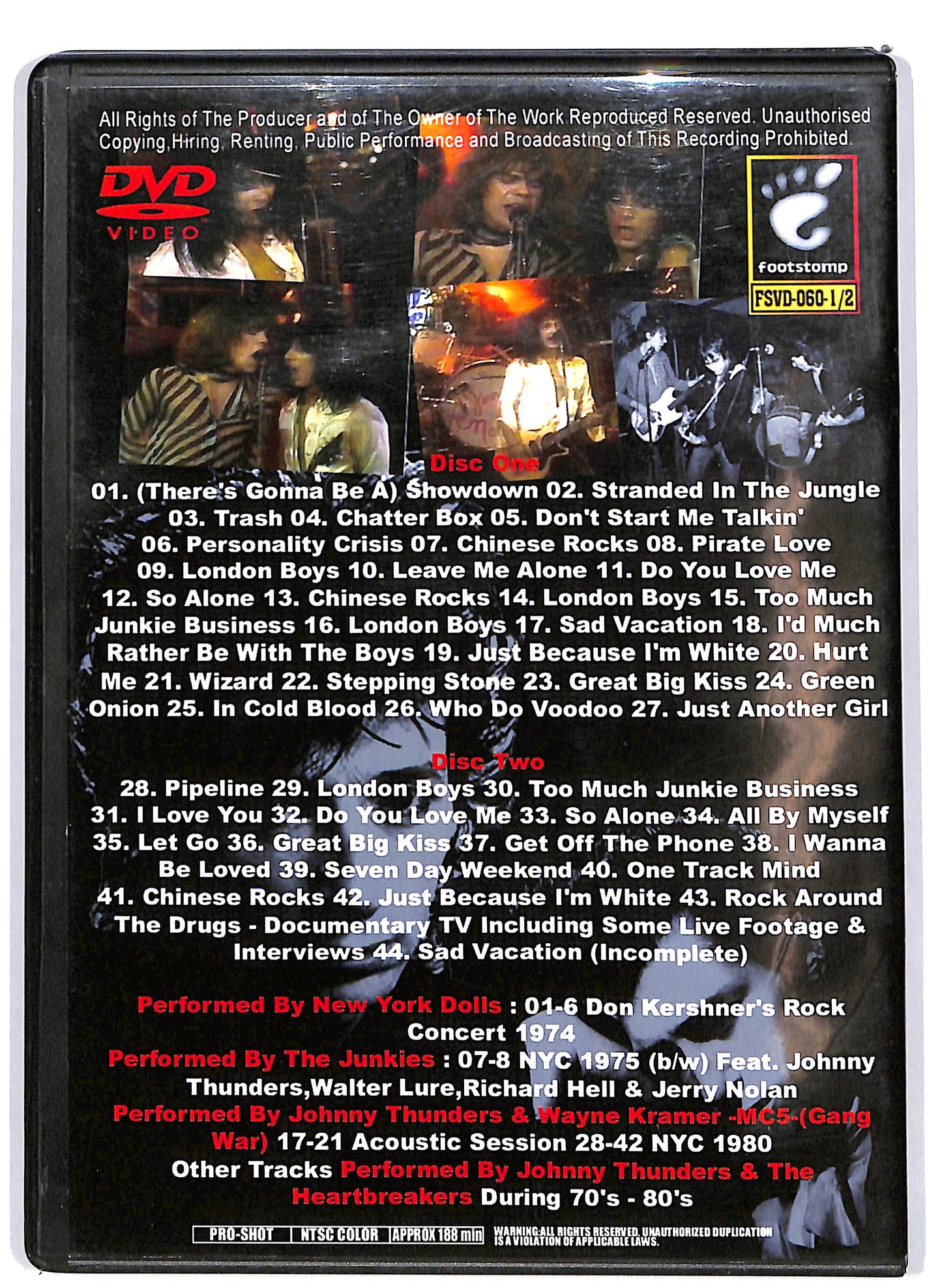 EBOND Johnny Thunders Ultimate Collection DVD D639856