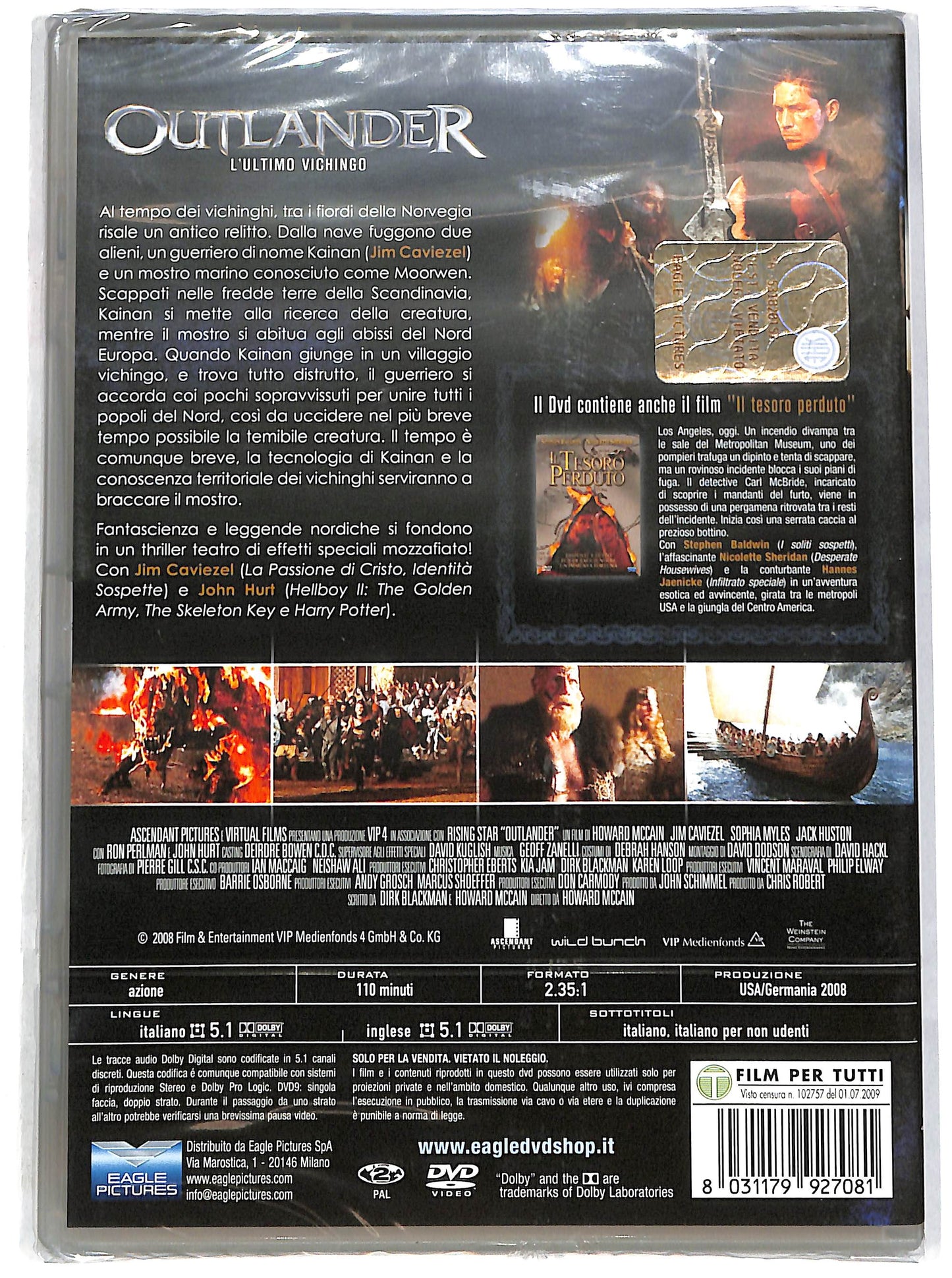EBOND Outlander - L'ultimo vichingo DVD D639958