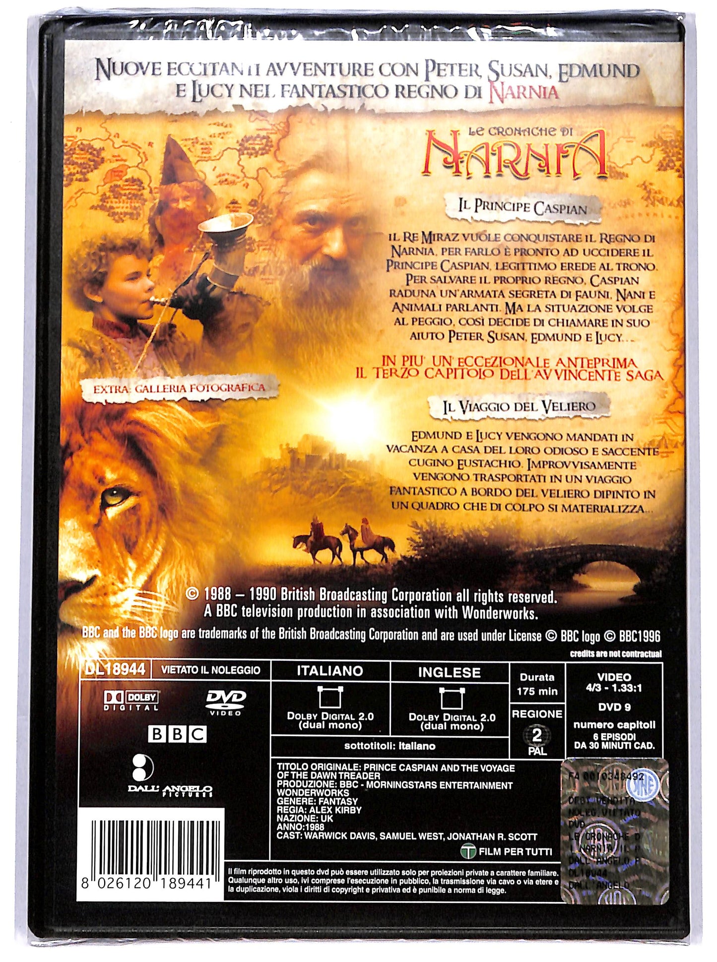 EBOND Le cronache di Narnia: il principe Caspian e il viaggio del veliero DVD D640038