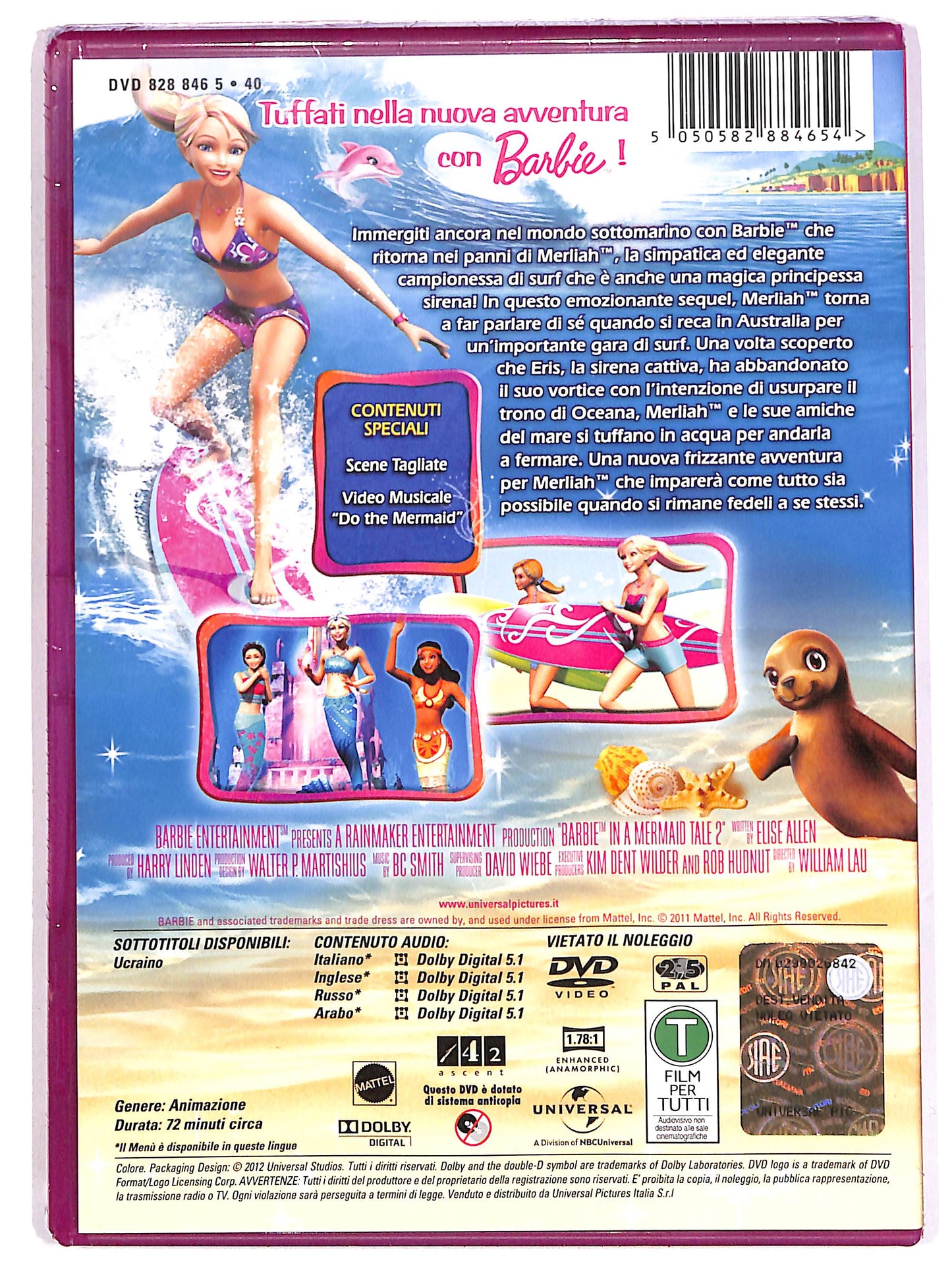 EBOND Barbie e l'avventura nell'oceano 2 DVD D640120