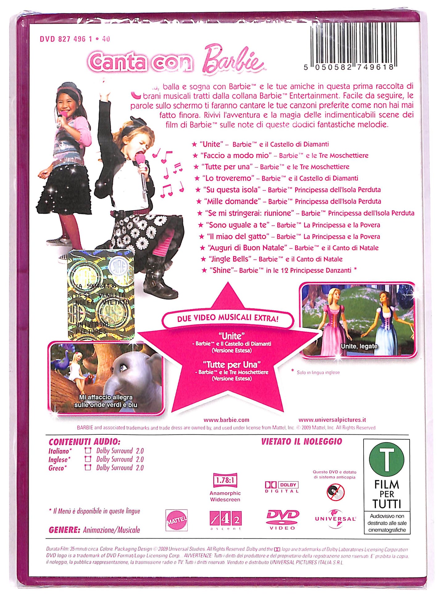 EBOND Barbie - Canta con Barbie DVD D640123