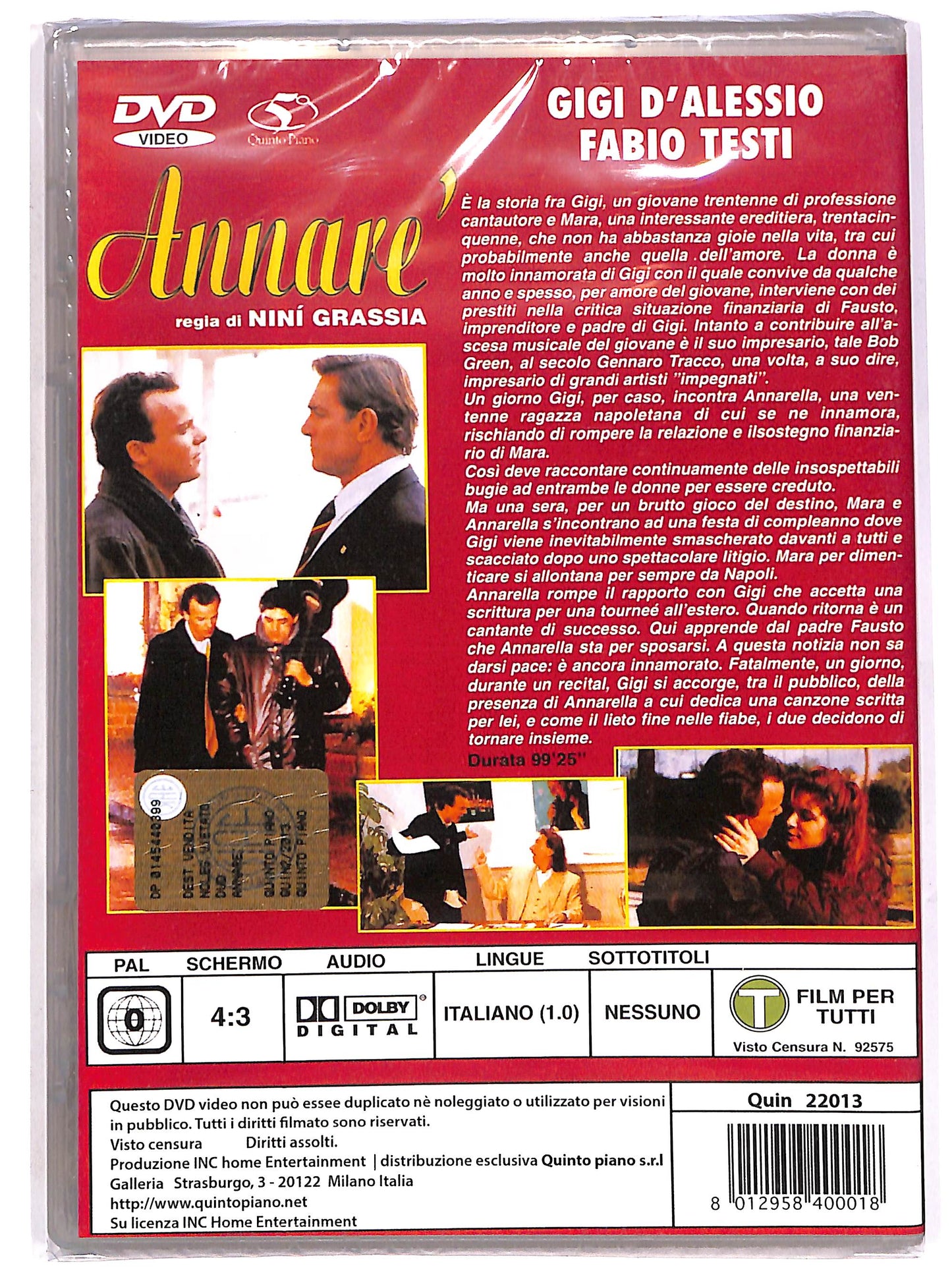 EBOND Gigi D'Alessio - Annare DVD D640141