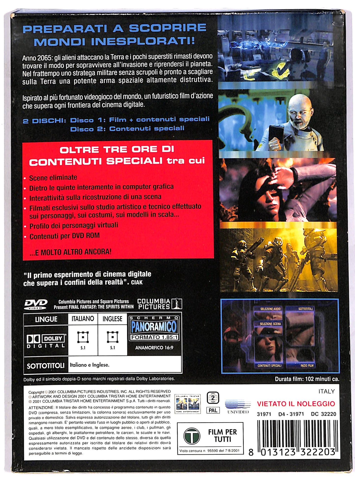 EBOND Final Fantasy DIGIPACK DVD D640247