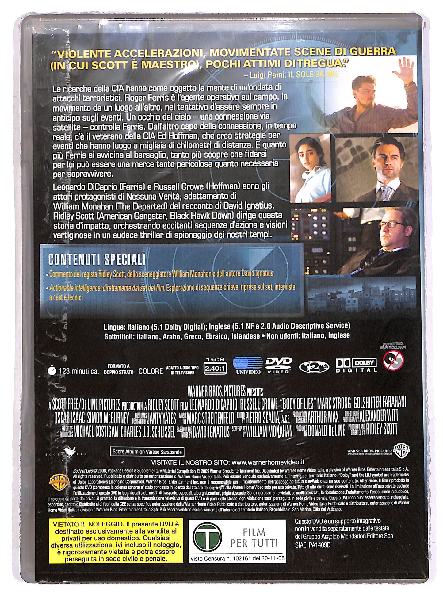 EBOND Nessuna verita EDITORIALE DVD D640320