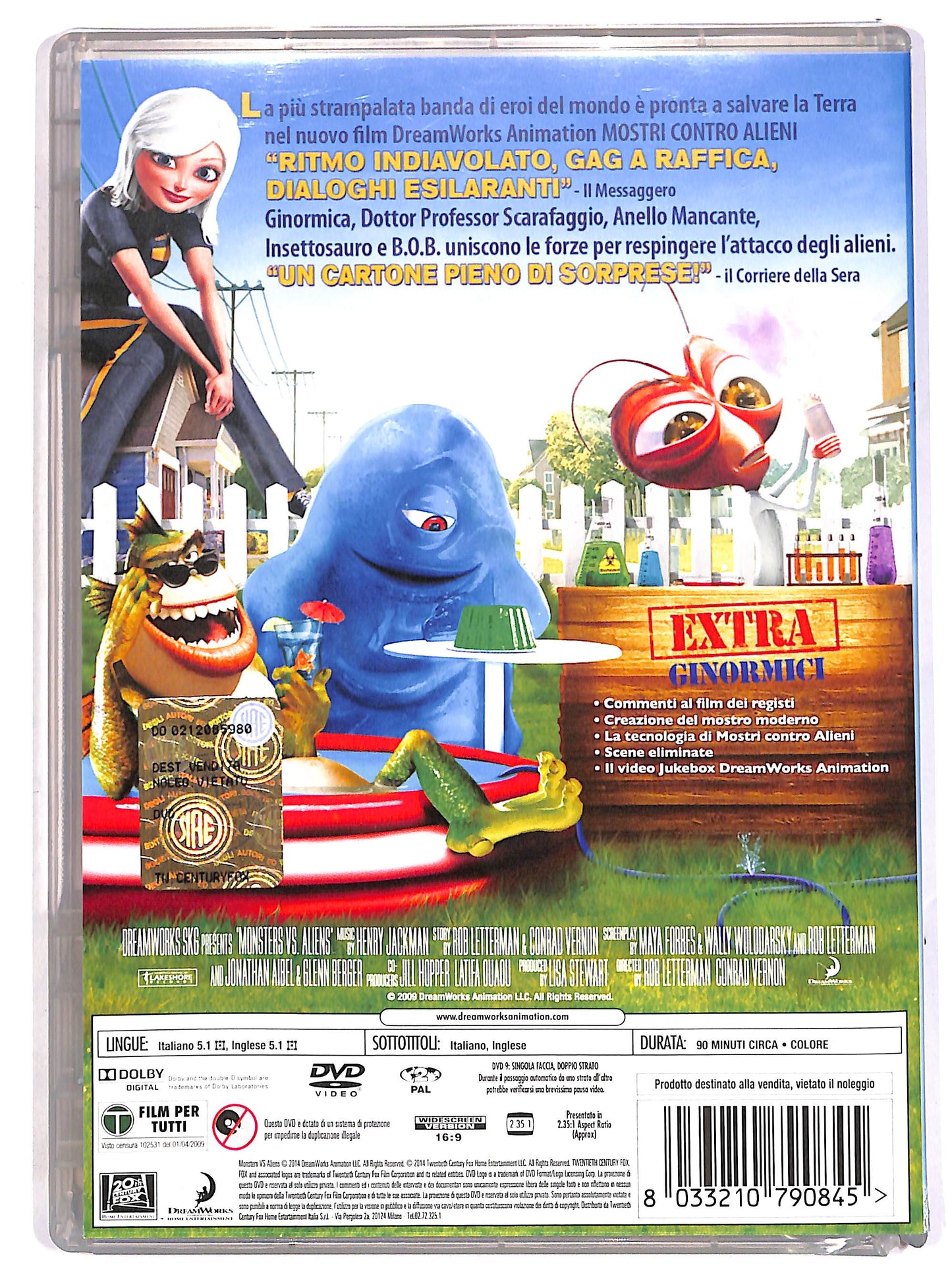 EBOND Mostri contro Alieni DVD D640404