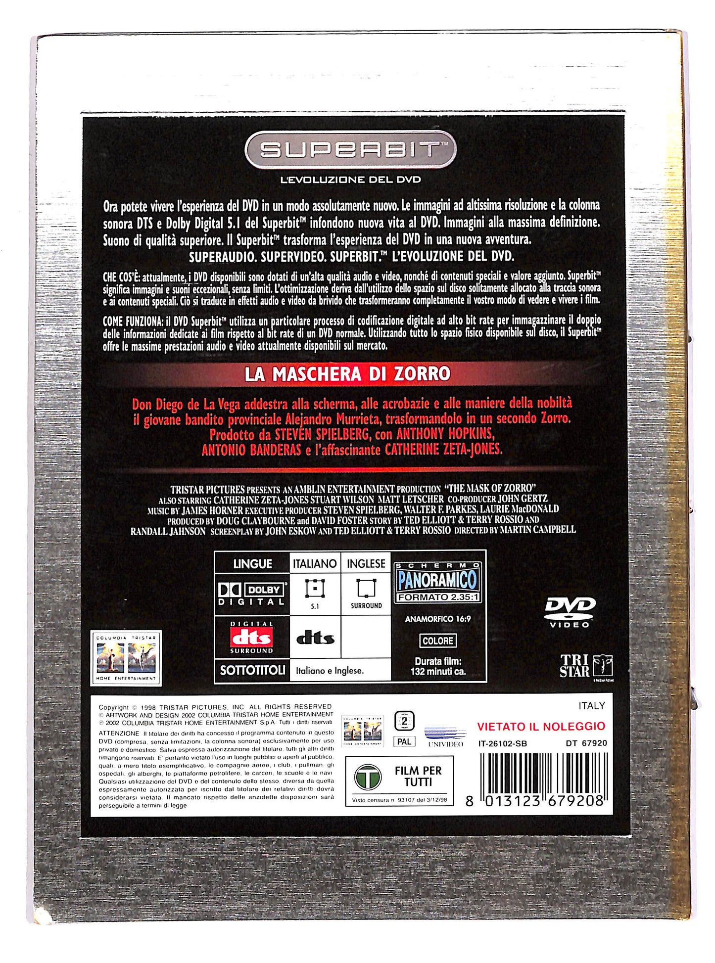 EBOND La maschera di Zorro DVD D640507