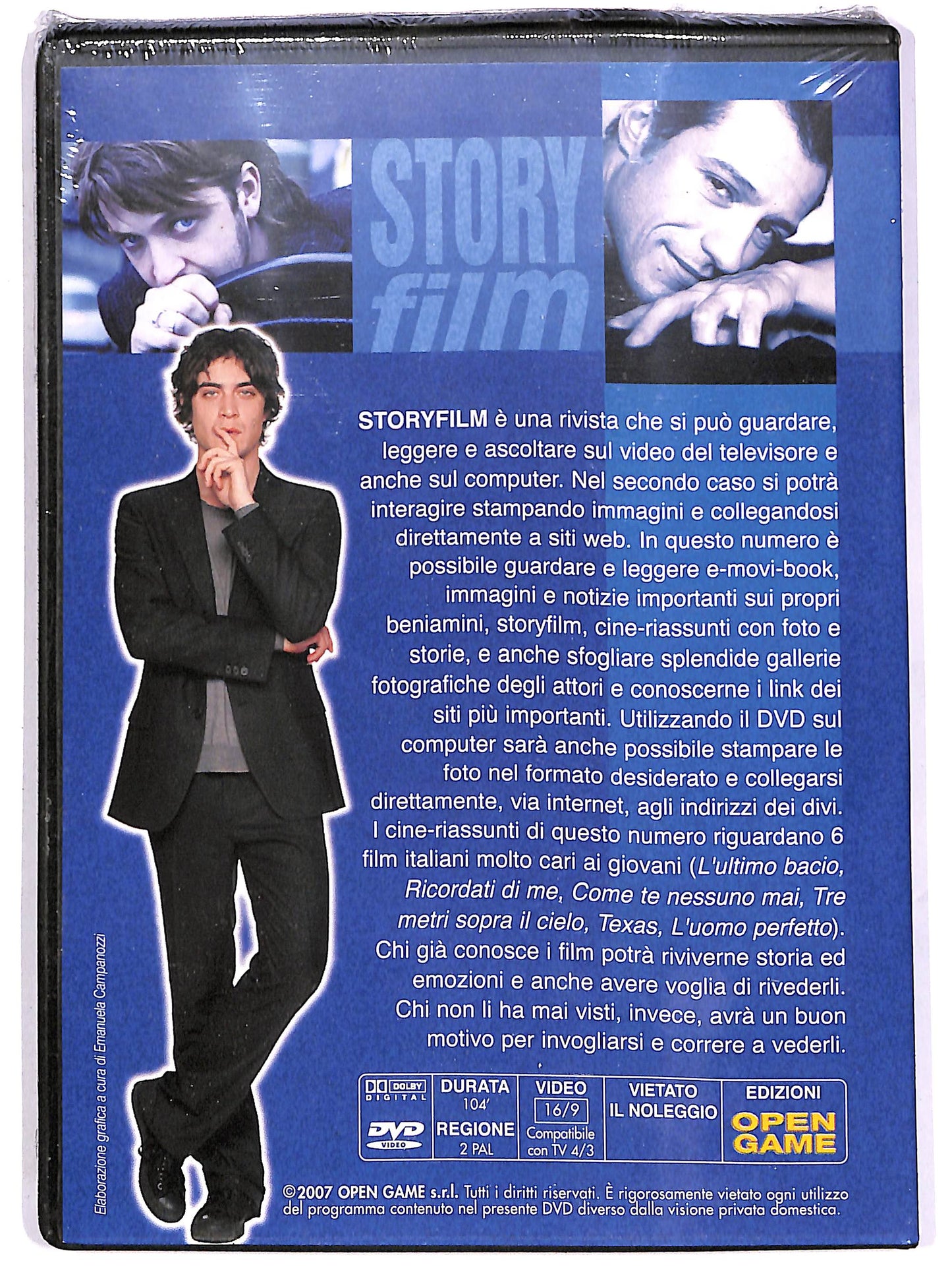 EBOND Storyfilm vol 1 con Accorsi Muccino Scamarcio DVD D640530