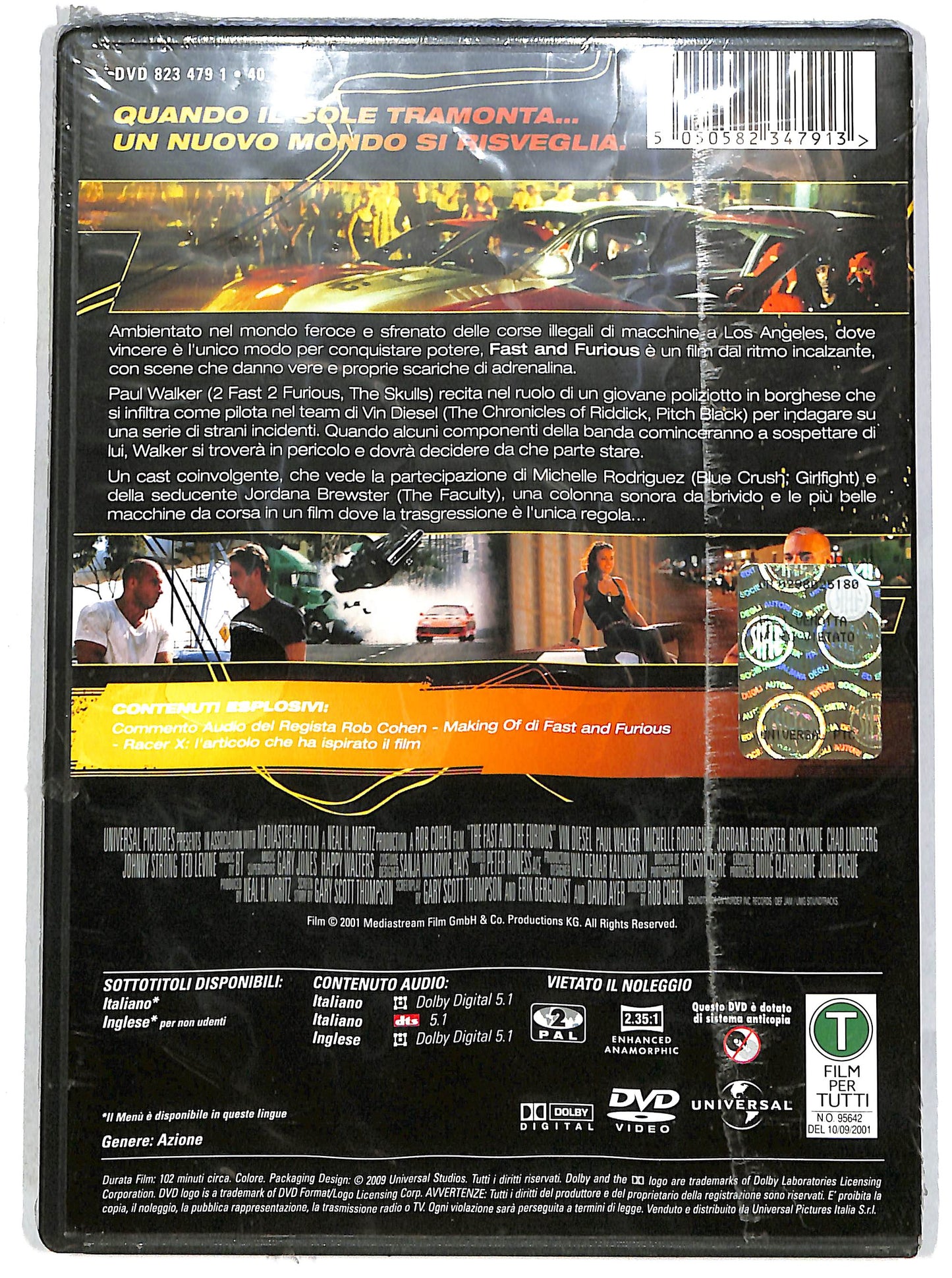 EBOND Fast and Furious DVD D640709