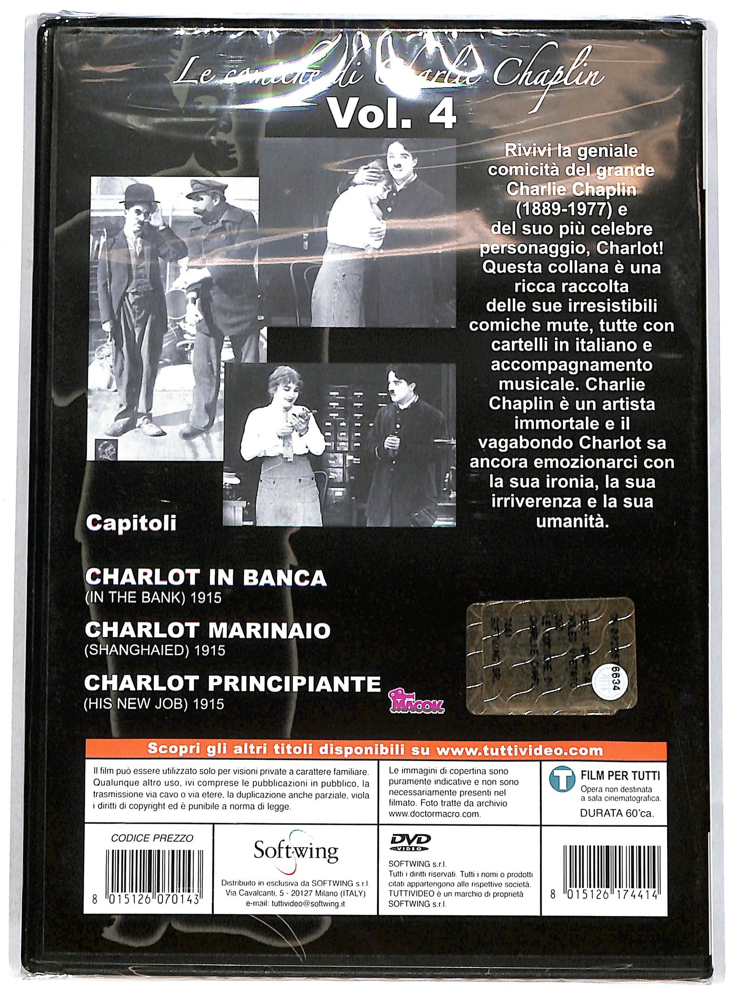 EBOND Le comiche di Charlie Chaplini Vol.4 DVD D640718