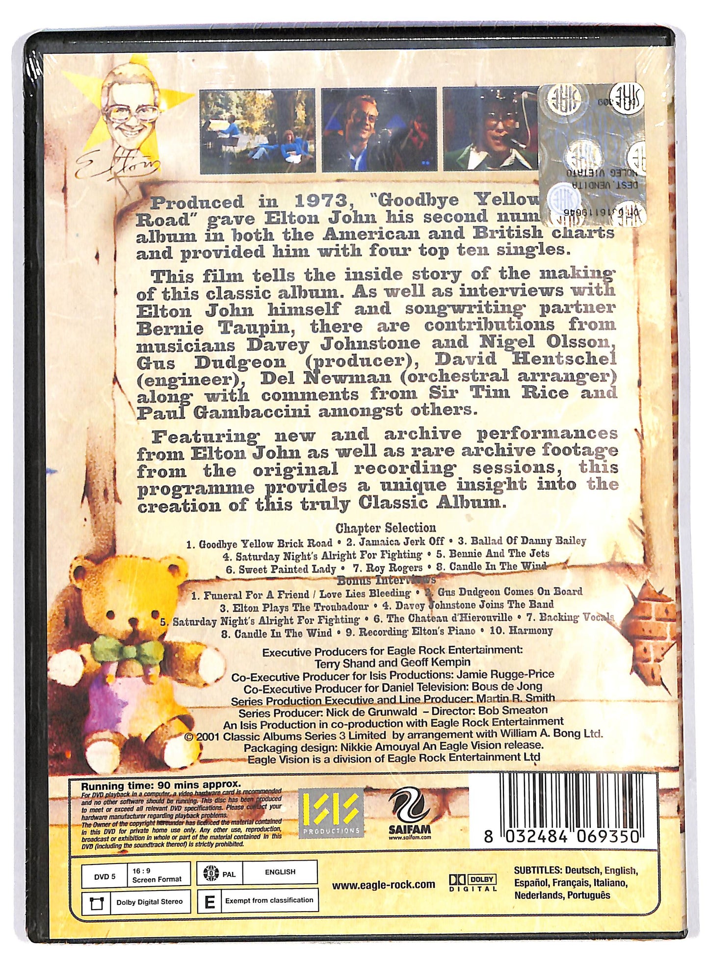 EBOND Elton John Goodbye Yellow Brick Road DVD D640940